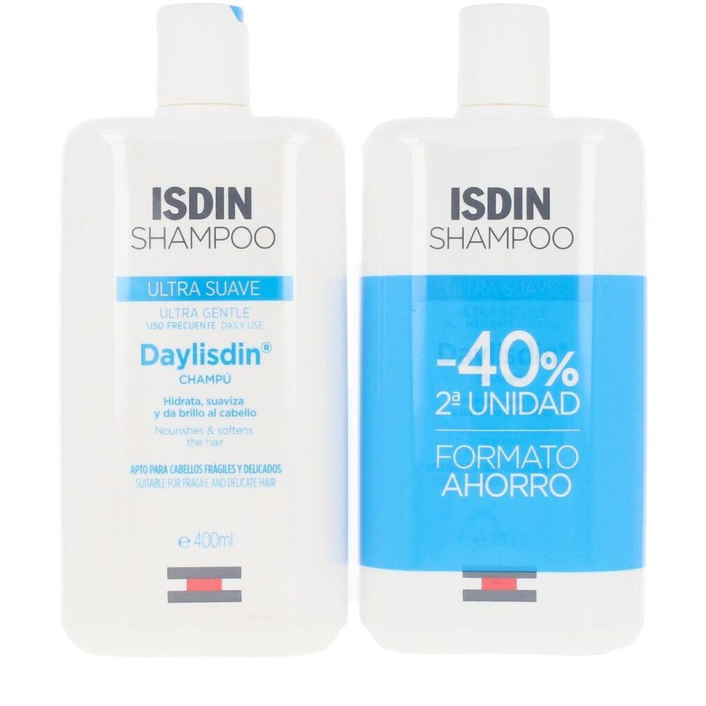 Isdin Haarpflege-Set DAYL Shampoo Duo für den häufigen Gebrauch 2 x 400 ml