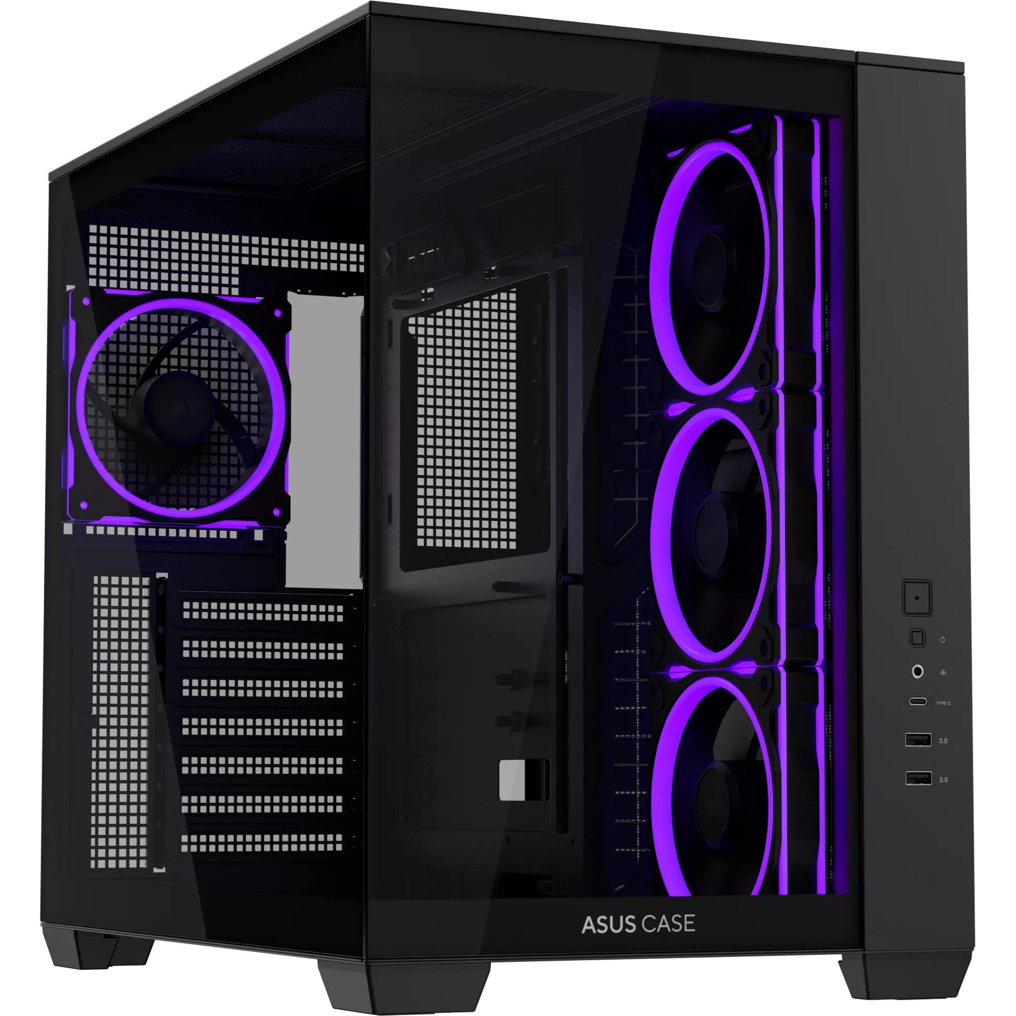 Asus PC-Gehäuse ASUS A32 PLUS ARGB, Tower-Gehäuse, (Tempered