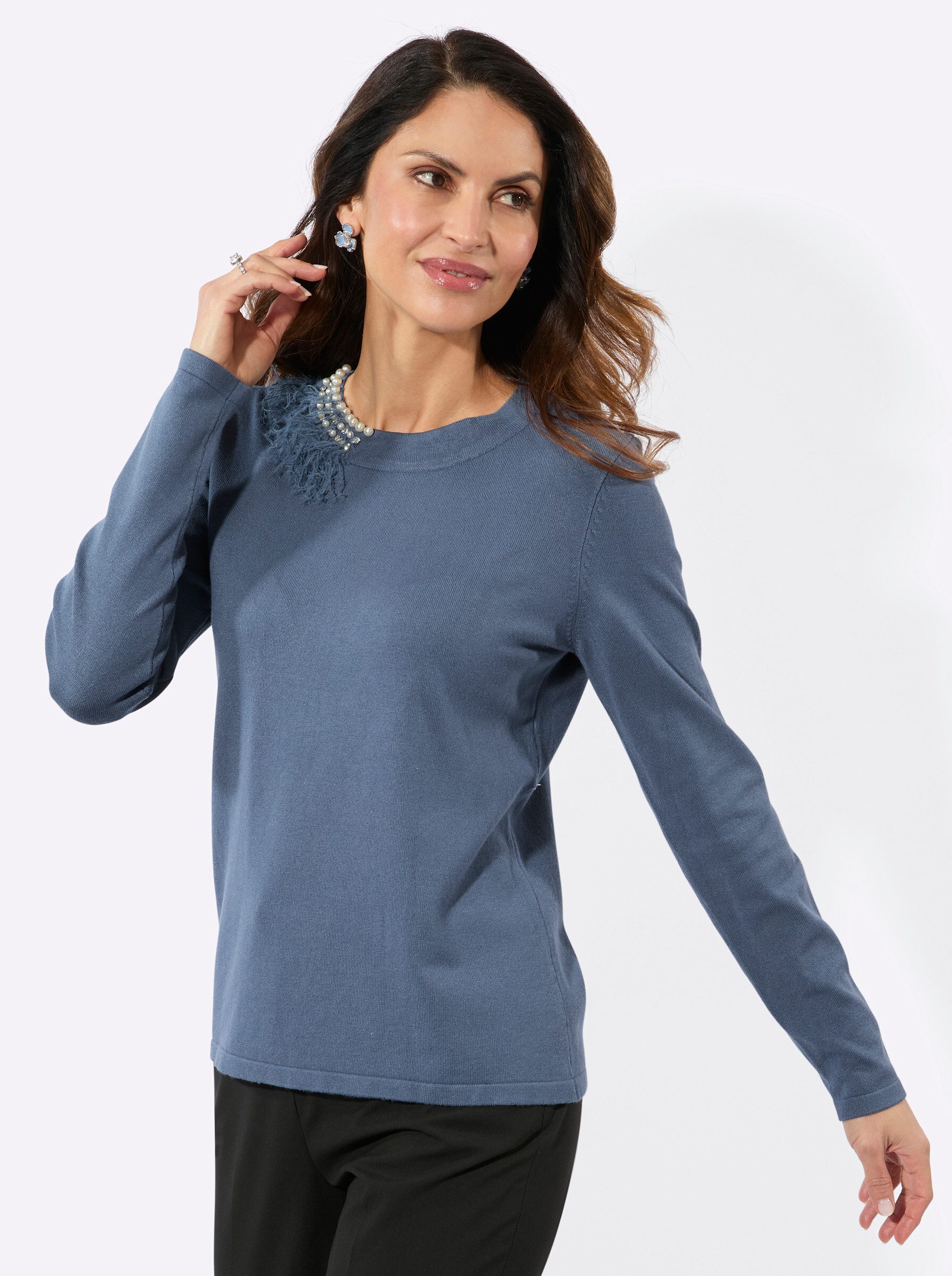 Strickpullover Pullover Langarm Jersey