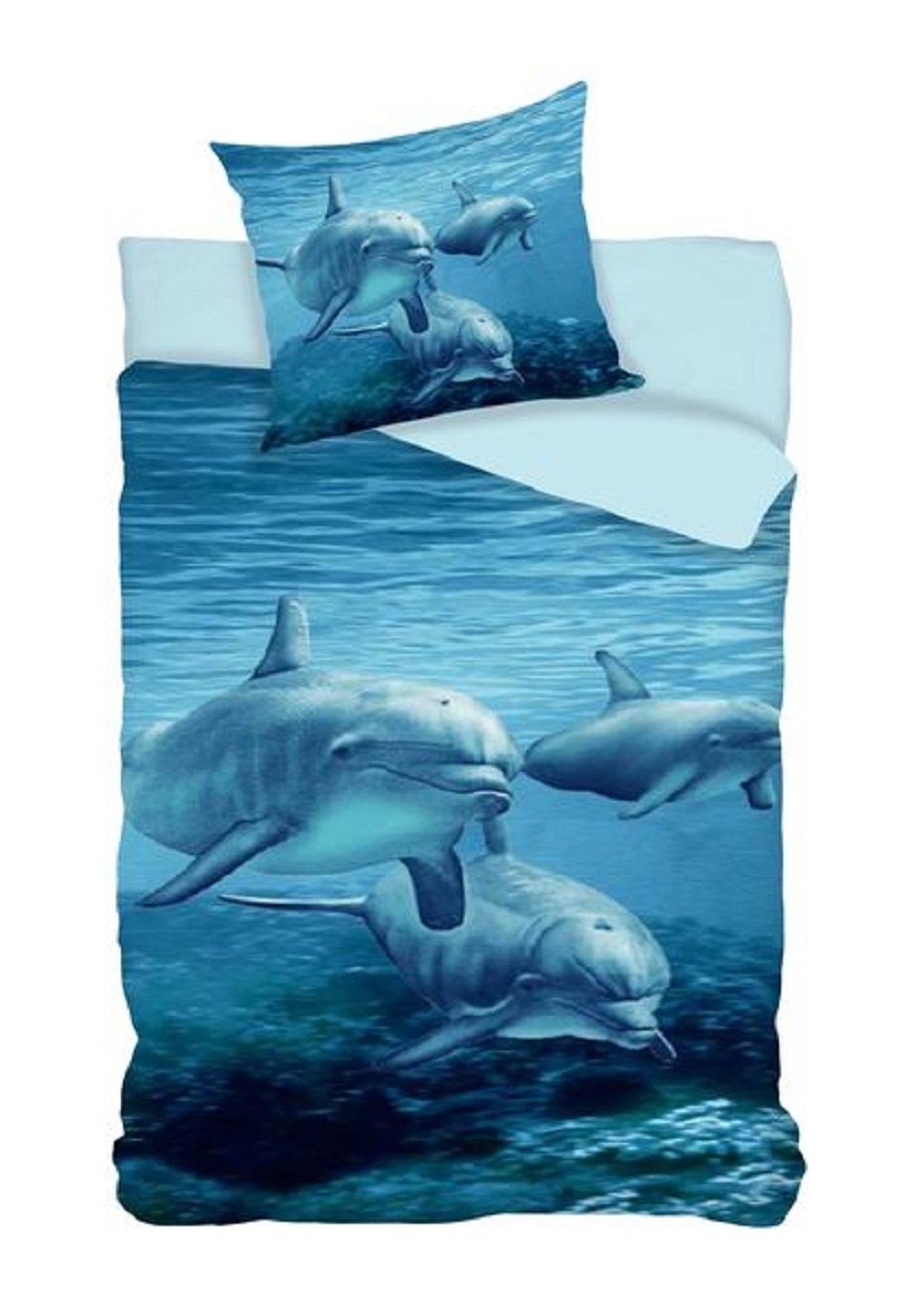 BrandMac Kinderbettwäsche Delphin Bettwäsche Set Delfin günstig online kaufen