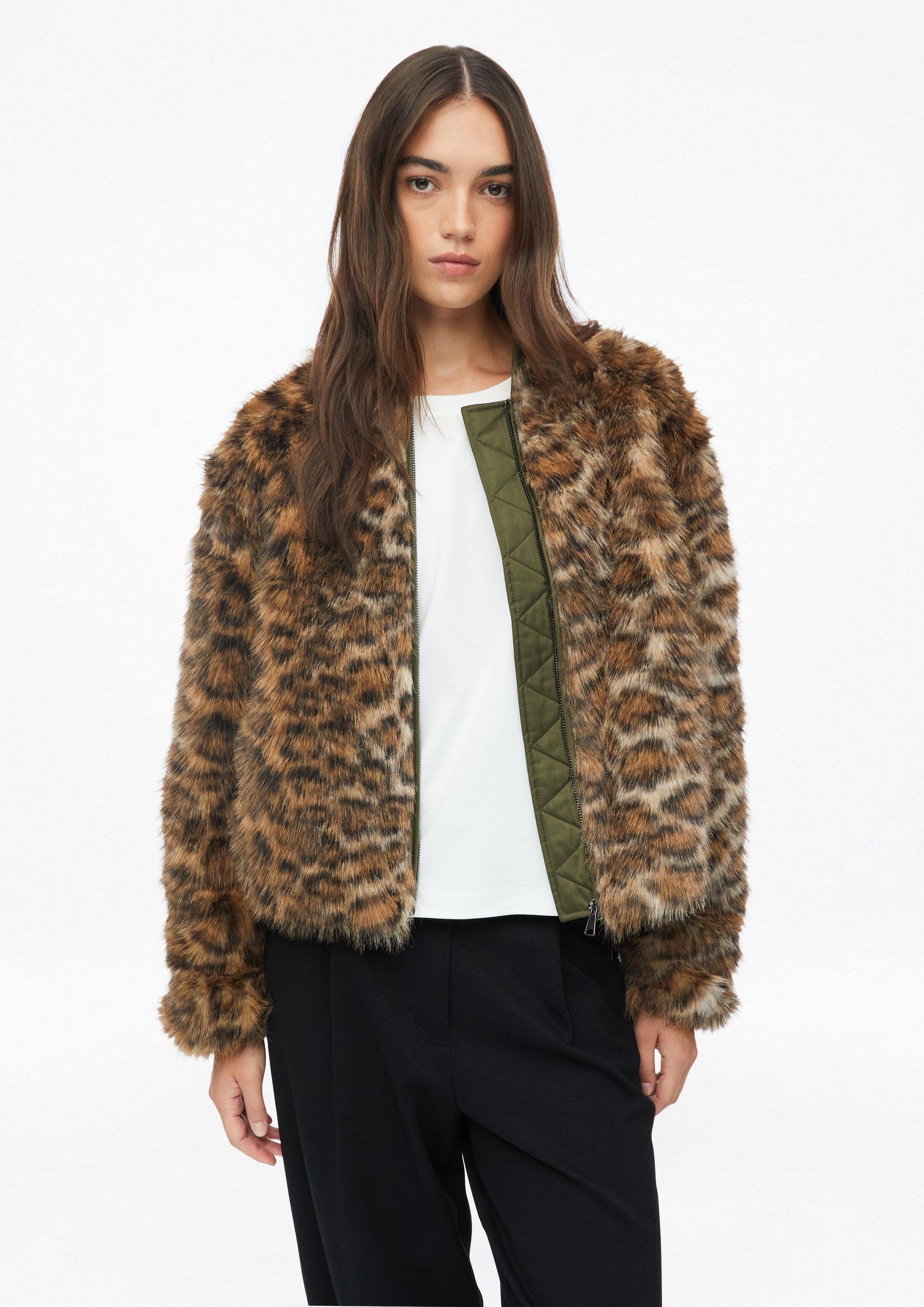 s.Oliver Funktionsjacke Outdoor-Jacke s.Oliver x Heidi Klum: Fake-Fur-Blouson