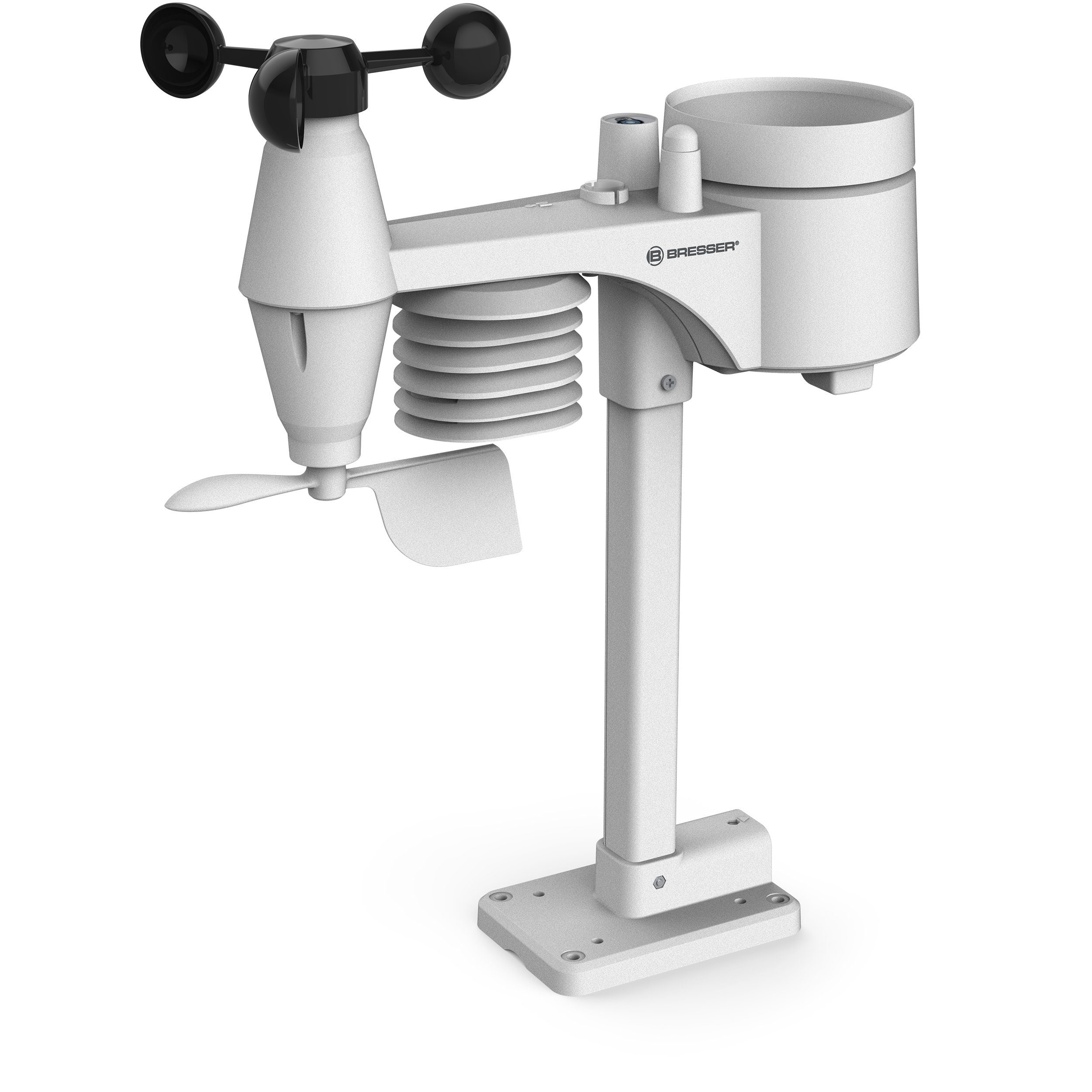 BRESSER BRESSER WLAN Comfort Wetterstation mit 7-in-1-Profi-Sensor und modern… Wetterstation