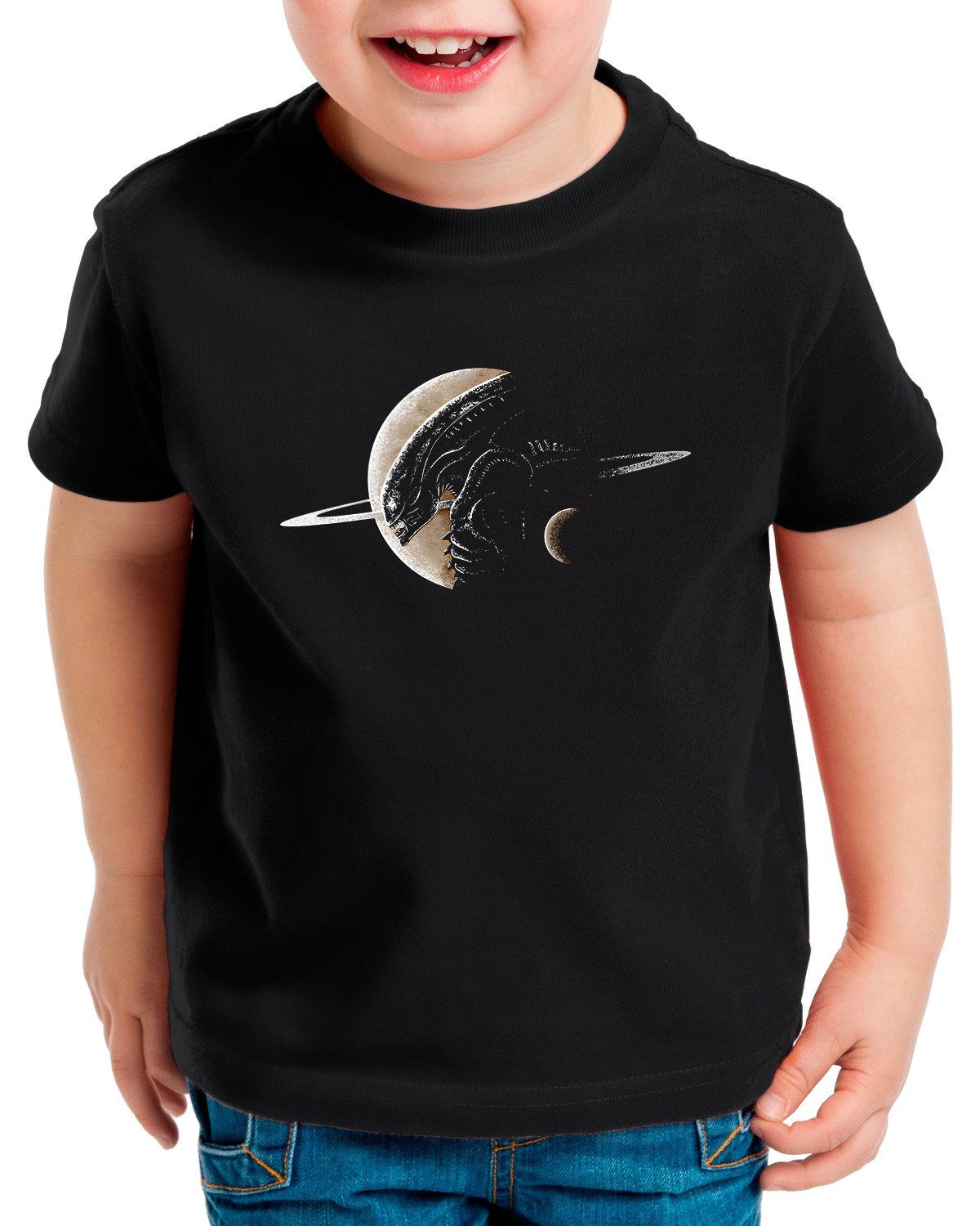 style3 Print-Shirt Kinder T-Shirt Xenomorph Planet xenomorph alien ridley scott predator