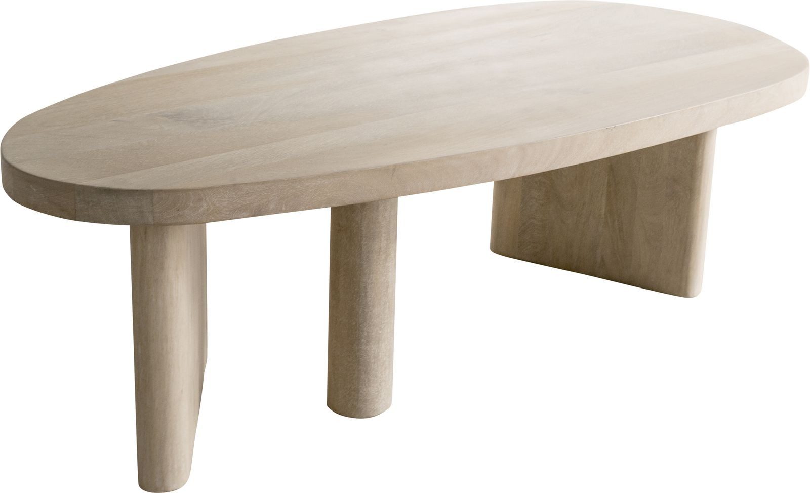 DELIFE Couchtisch Wido, Mango White Wash günstig online kaufen