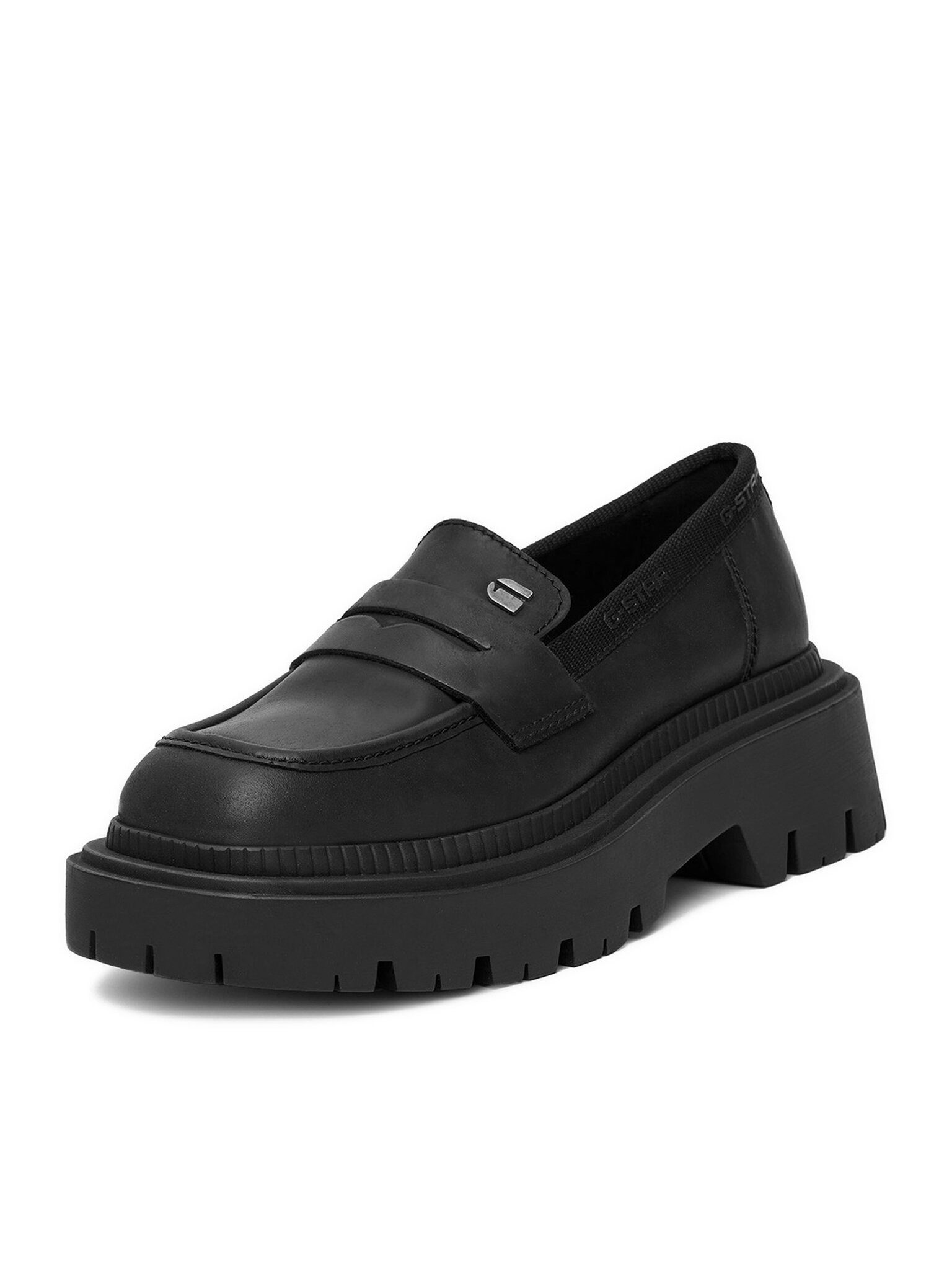 G-STAR G Star Raw Frauen-Loafers Schwarzer CEO-WI34-JOSIA-04 Mokassin