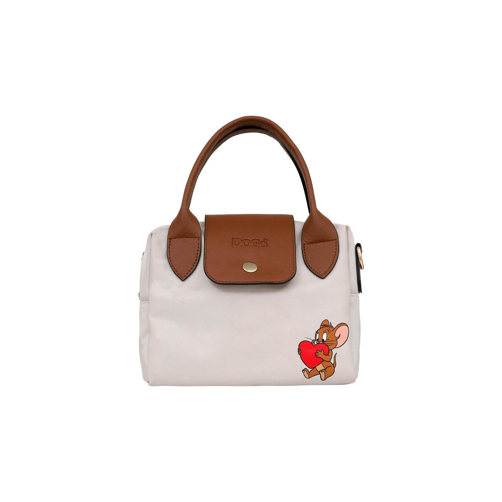 DOGO Handtasche Fontana Shopper-Tasche Jerry Charms Damen Schultertasche, Handgefertigt