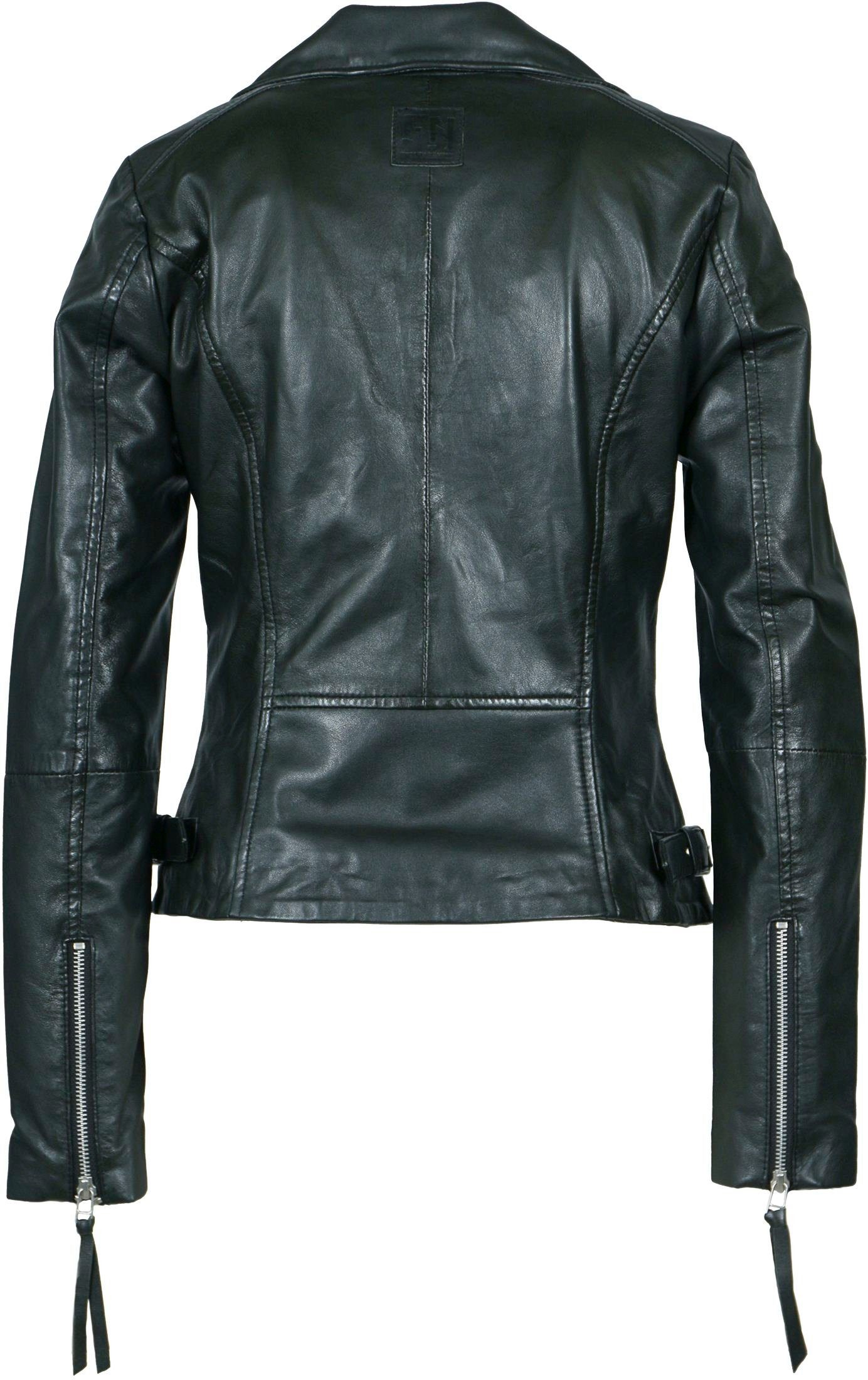 Freaky Nation Lederjacke New Biker rockigem Biker-Style m Princess