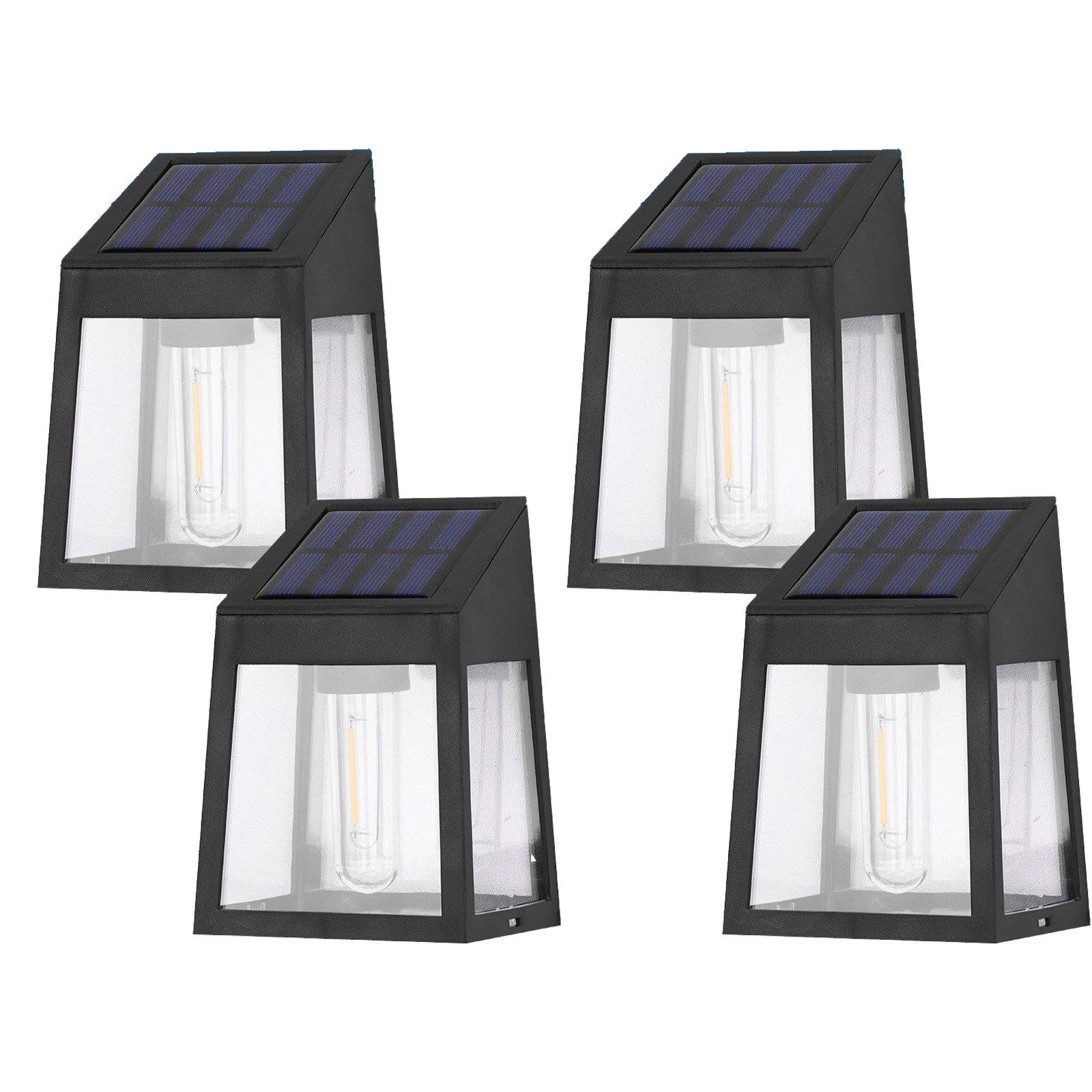BlingBin LED Solarleuchte Solar Wandleuchte Aussen, günstig online kaufen