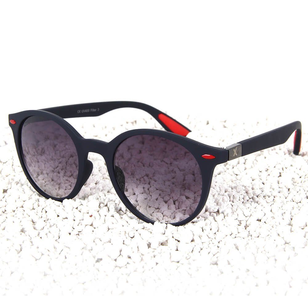 Hochwertige Sonnenbrille Verarbeitung Touch Rubber Touch. Graphite Rubber Design Chicago Designbrille Goodman