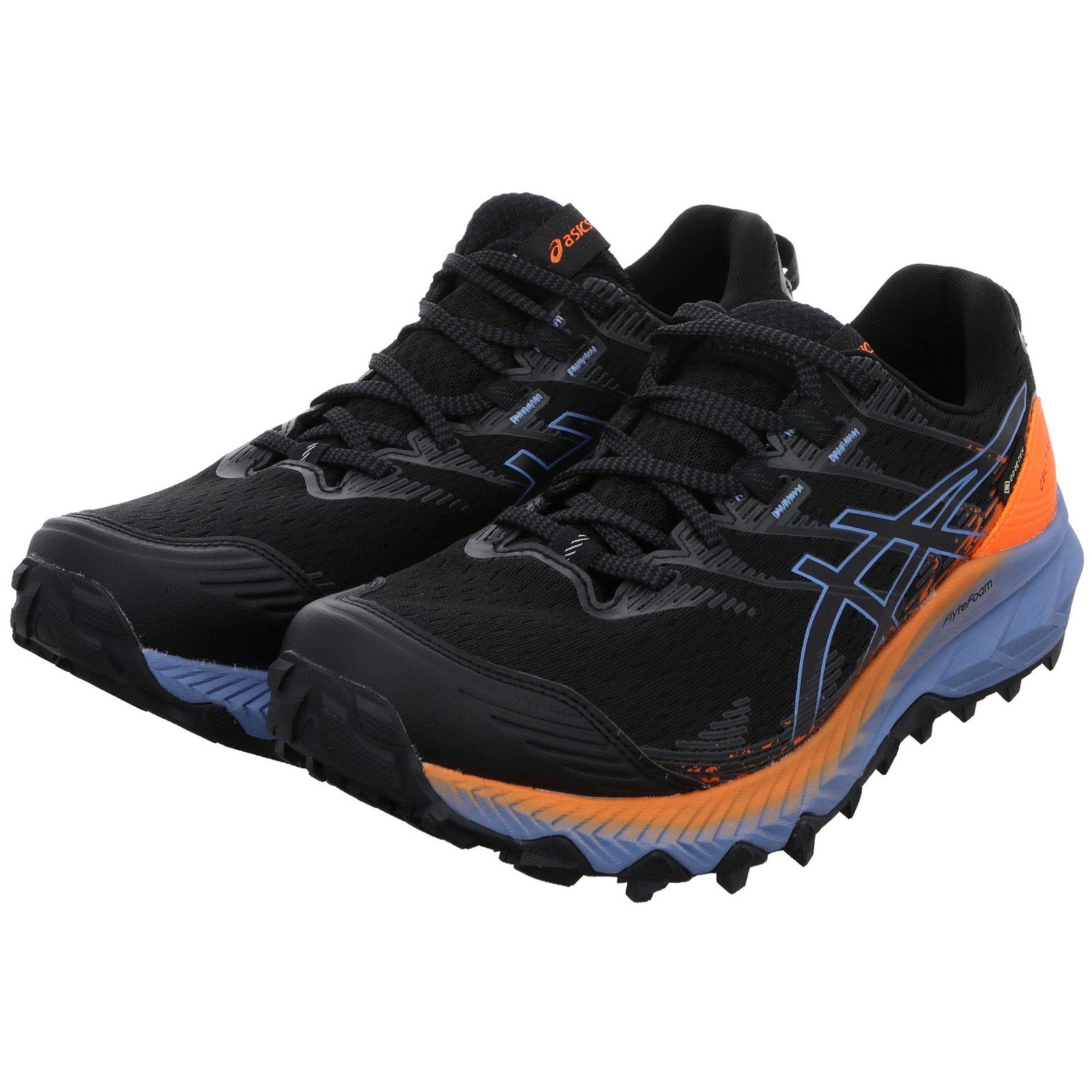 Asics Gel Trabuco 10 Trailrunner Sneaker kombi-blau/g Synthetikkombination schwarz GTX