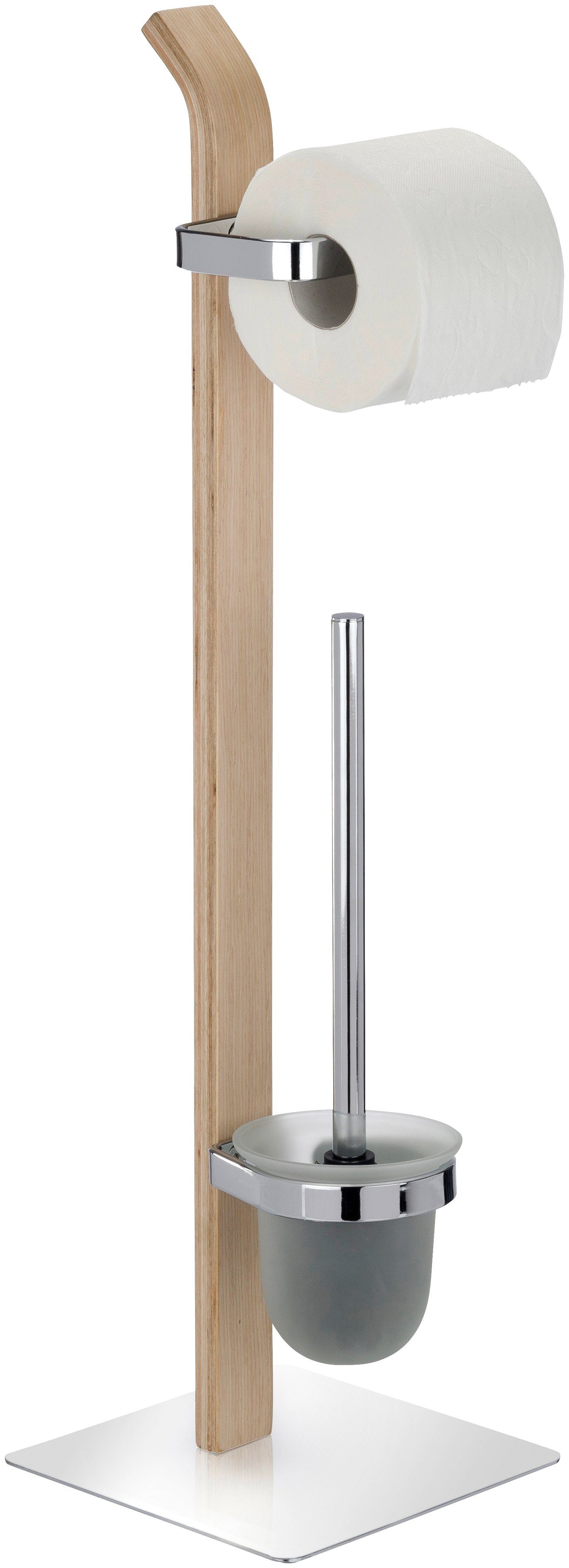 WENKO WC-Garnitur Samona Nature, mit Papierrollenhalter günstig online kaufen