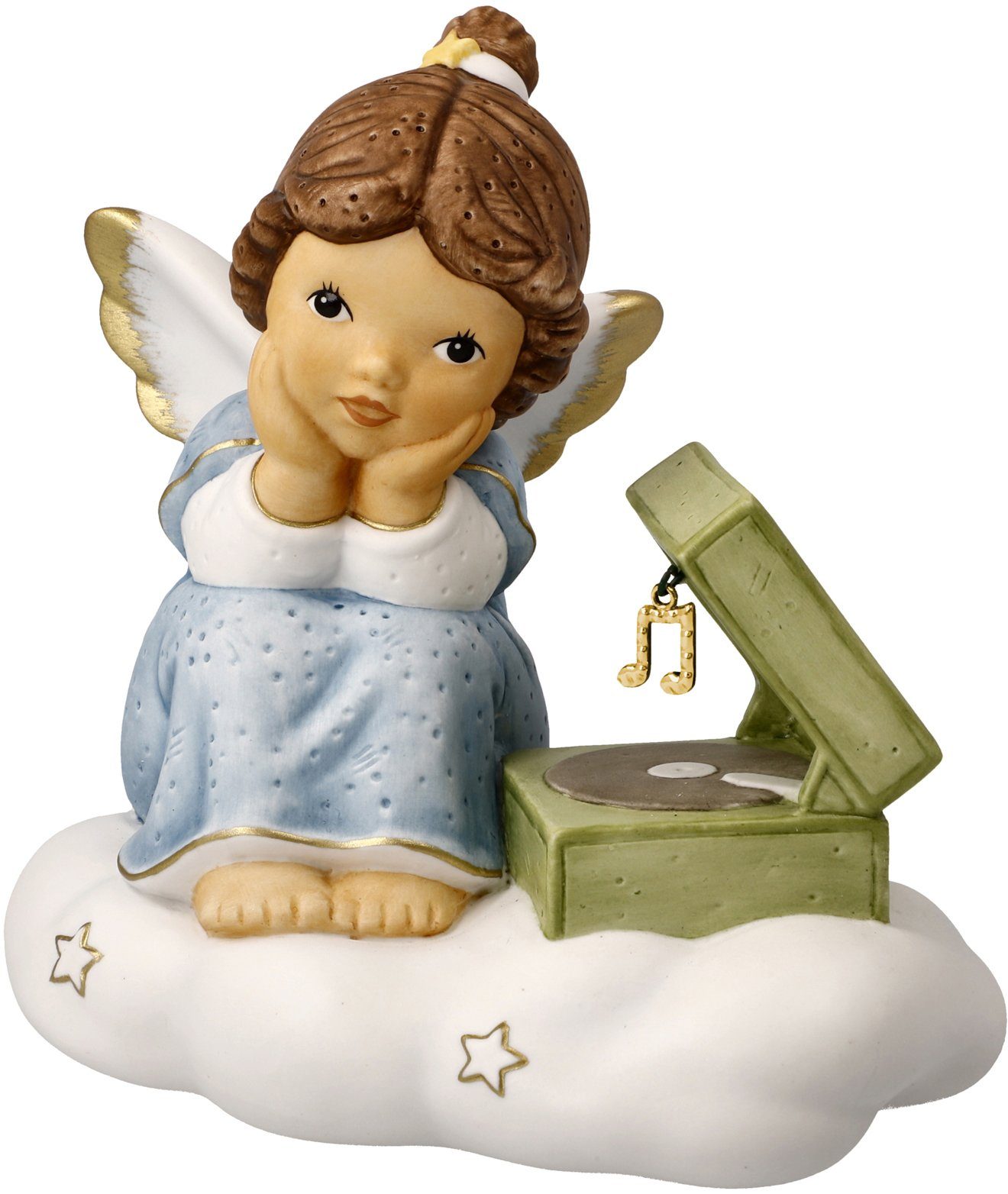 Porzellan Engelfigur Himmelsmelodie, Aus hochwertigem Goebel