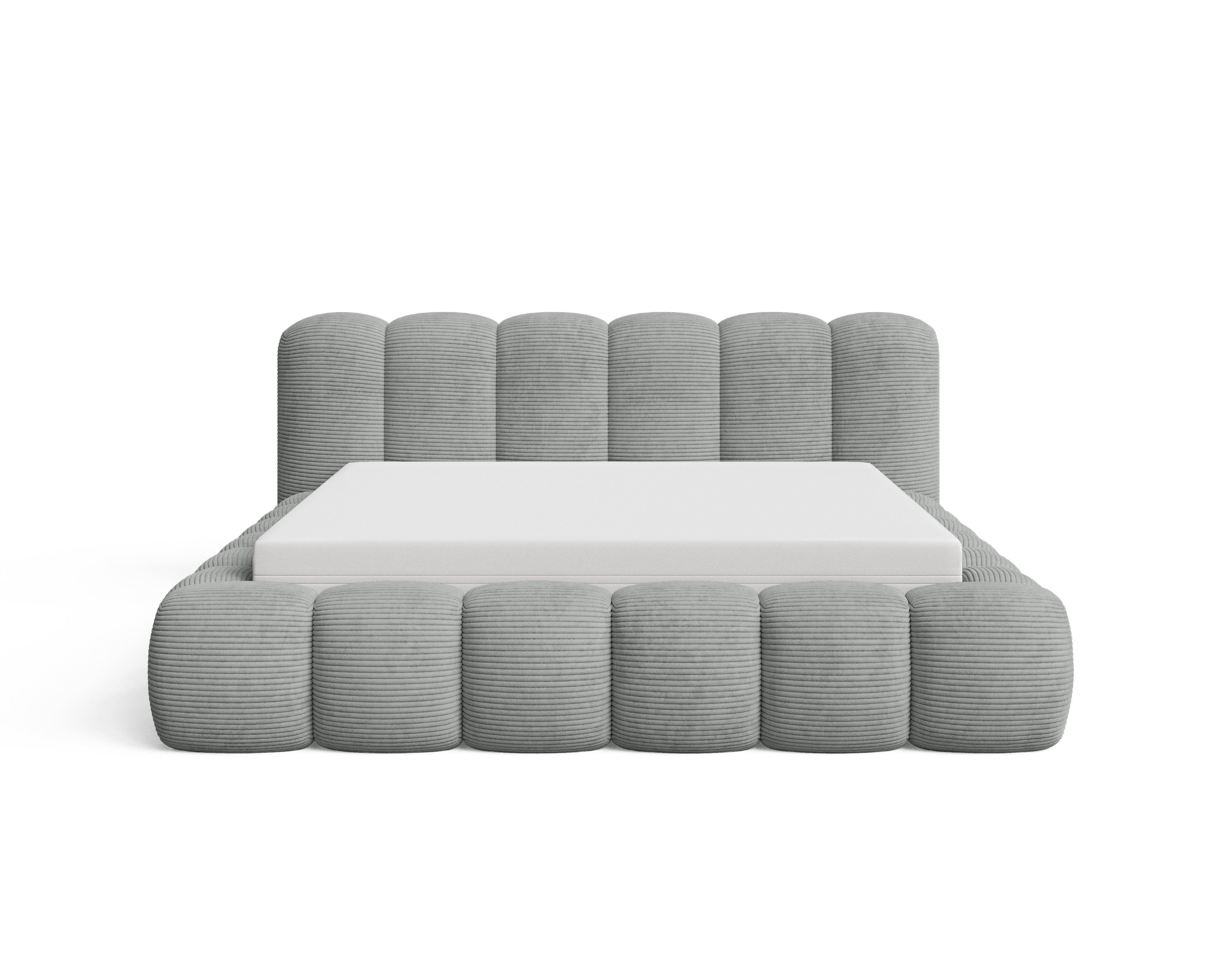 Chilly Möbel Polsterbett Stoff mit Stauraum und Hubfunktion Holzrahmen (Boxbett ohne Matratze in vielen Farben, 1-tlg., 140x200 160x200 180x200 200x200cm), gepo – Bild 5 von 5