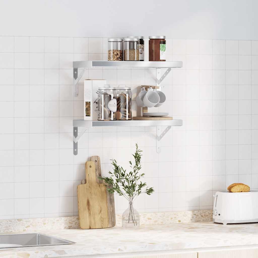 vidaXL Regal Wandregale 2 Stk. 50x23,5 günstig online kaufen