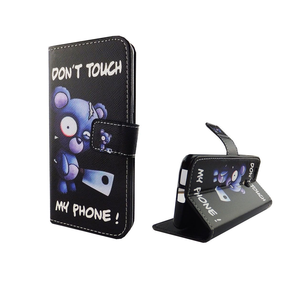 König Design Handyhülle Huawei Nova, Huawei Nova Handyhülle Bookcover Schwarz