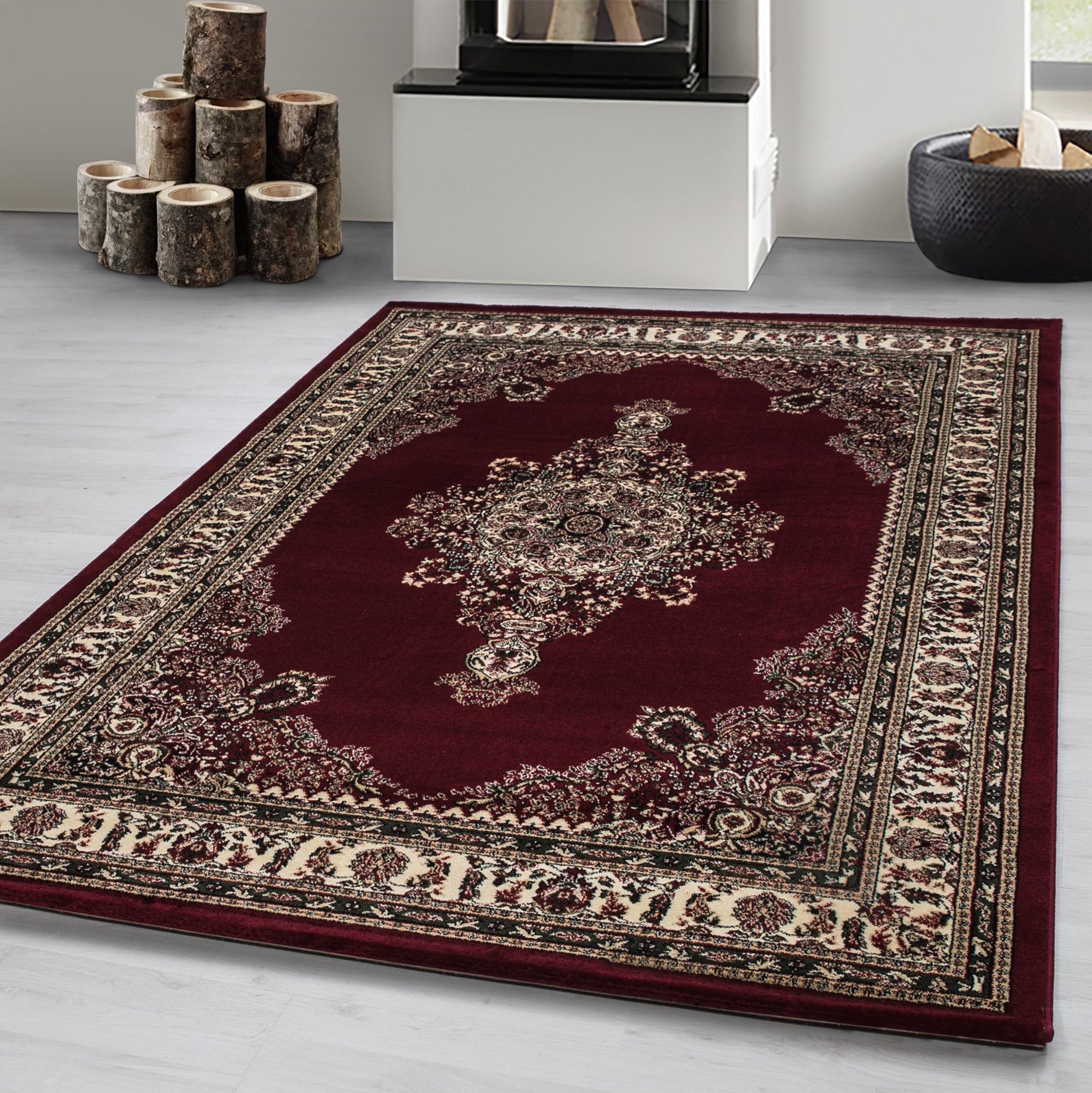 Orientteppich Orientalisch Design, 12 Orinet mm, Mustern orientalischen Carpetsale24, Teppich Höhe: Wohnzimmer Teppich Webteppich Läufer