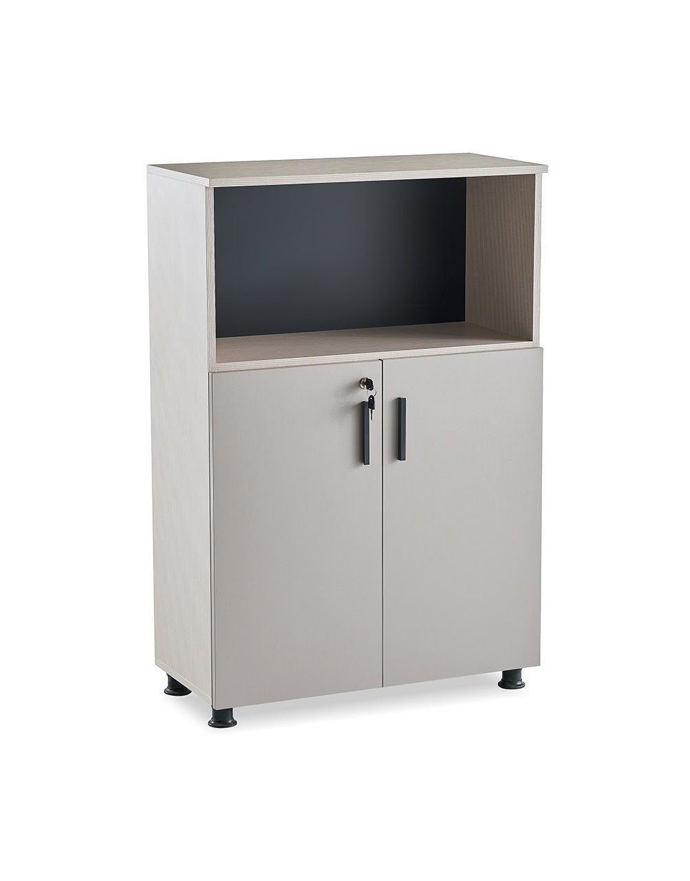 Xlmoebel Aktenregal Beiger Aktenregal im modernen Loft-Stil – vielseitig und offen, Made in Europa