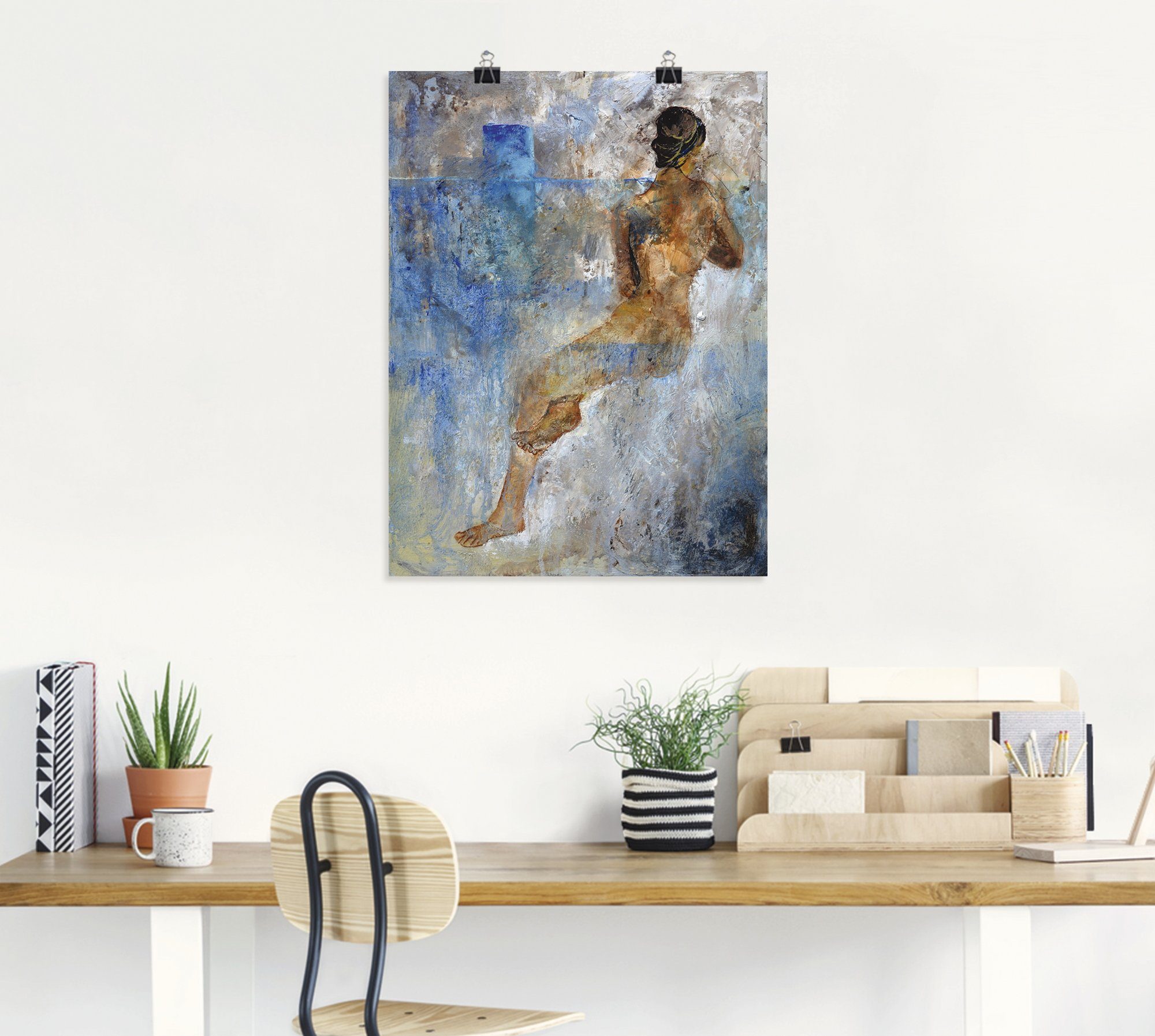 Artland Wandbild versch. St), Leinwandbild, in Alubild, Nackt (1 Frau Barbara, Poster als oder Wandaufkleber Größen