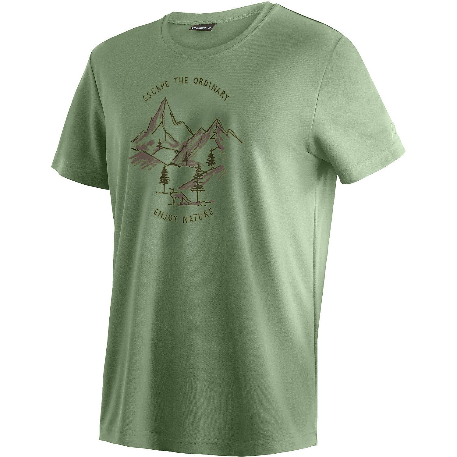 Maier Sports T-Shirt Shirt Dieter Print günstig online kaufen