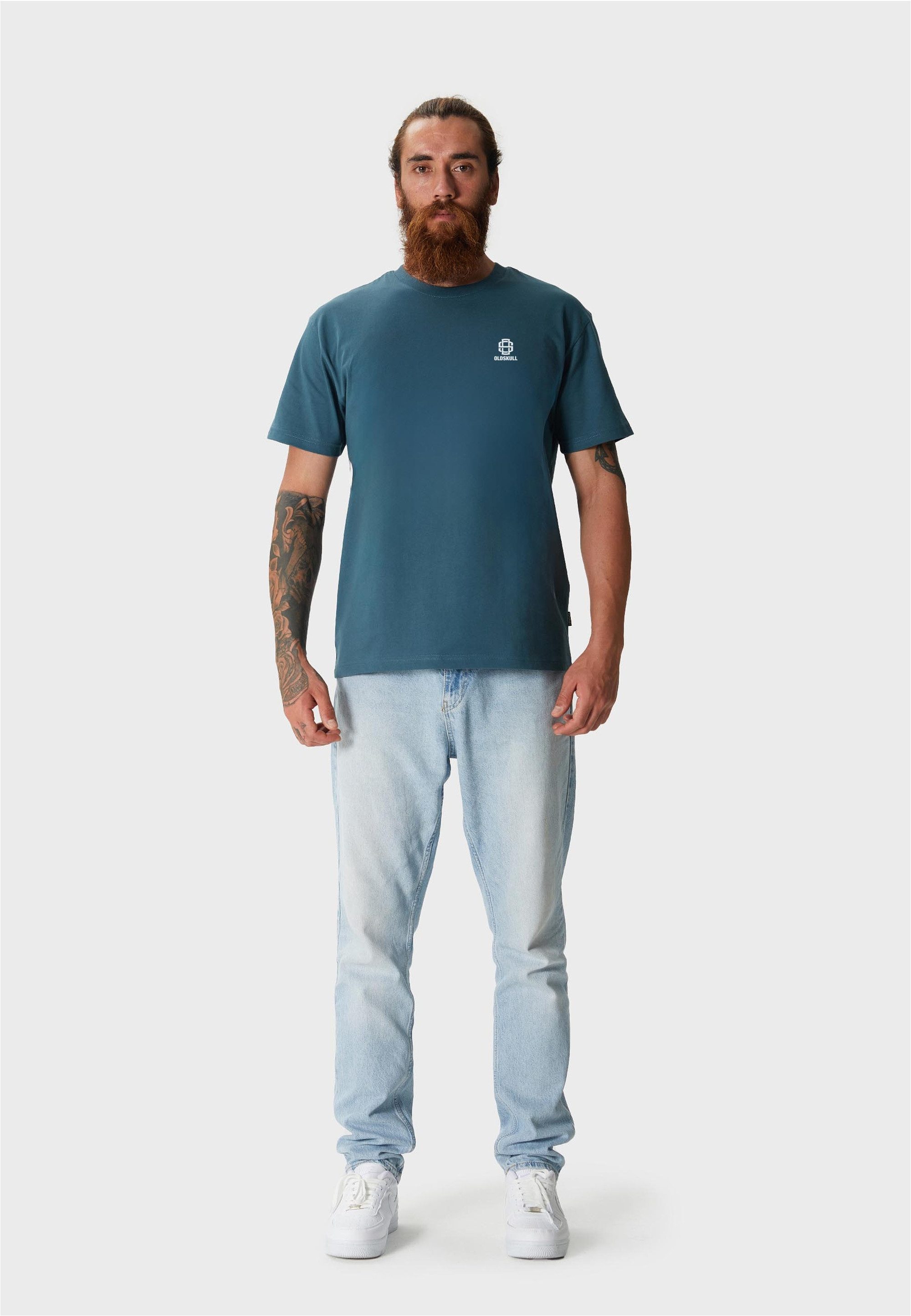 Oldskull T-Shirt Basic Oldskull 25 Logo unverkennbare Oldskull-Optik