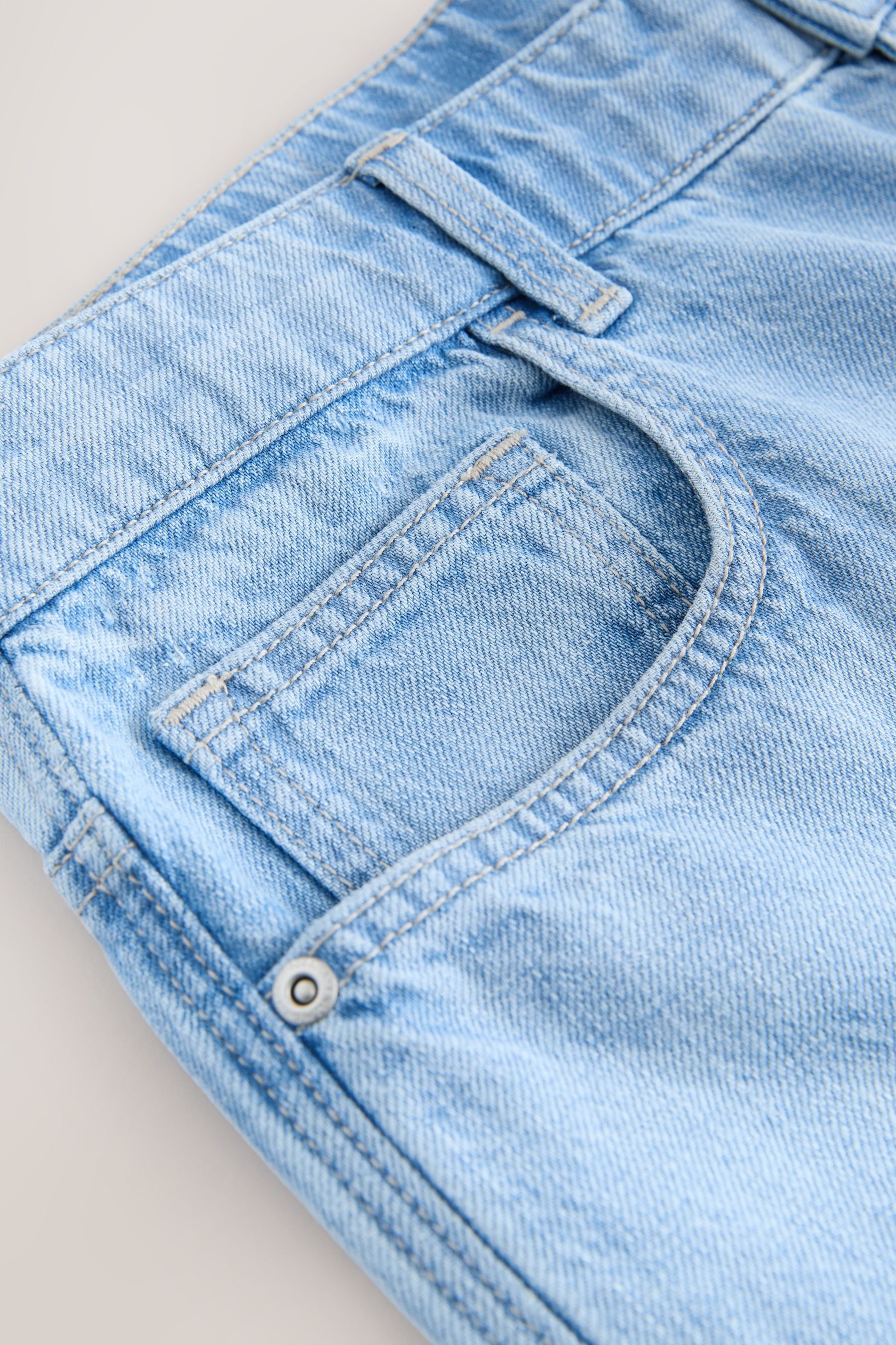 Next Straight-Jeans Signature Hose Baumwolle und Leinen – Straight Fit (1-tlg)