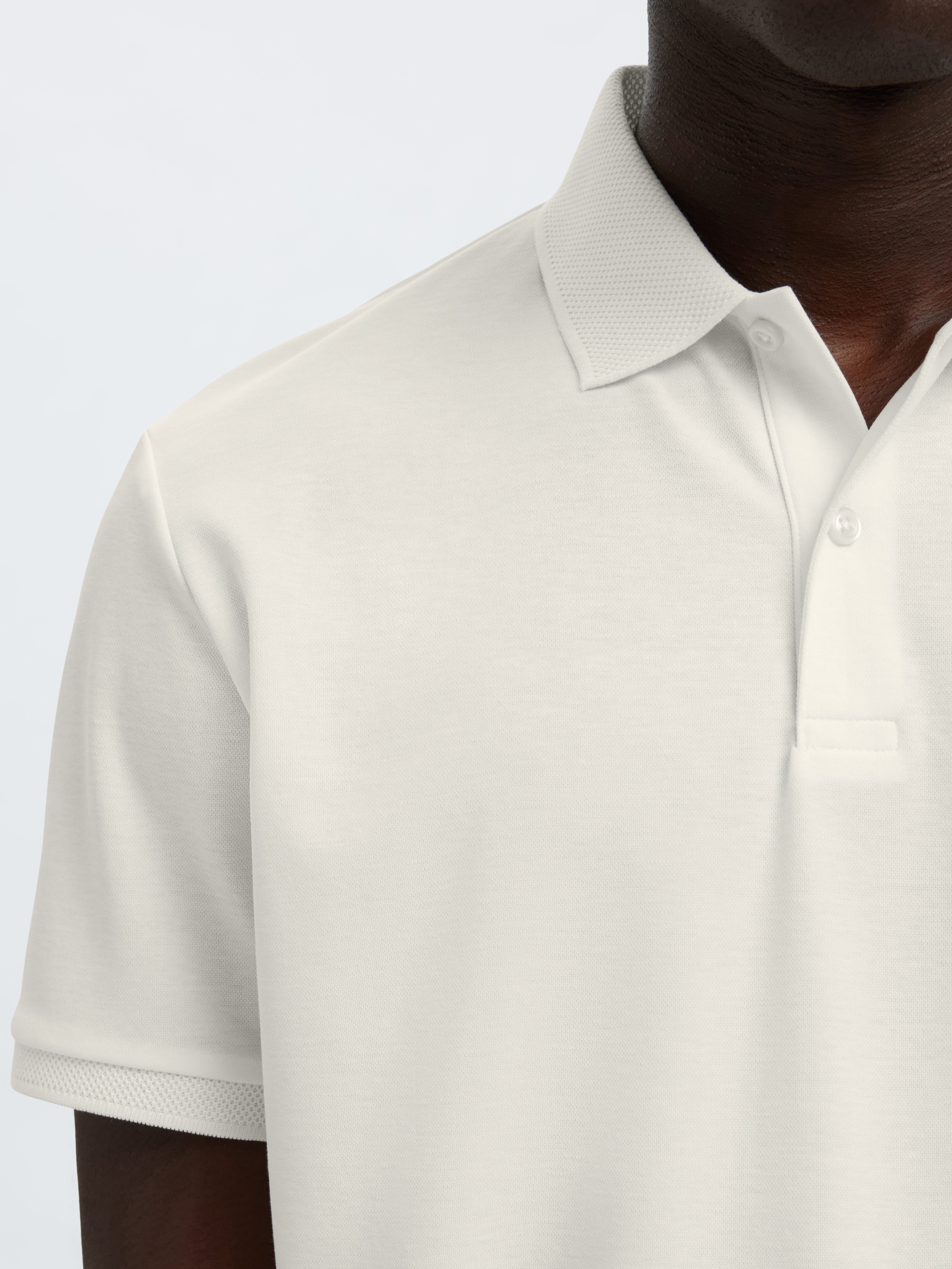 Selected Poloshirt SLHFAVE BUTTON SS POLO NOOS Baumwollmischung, regular fit