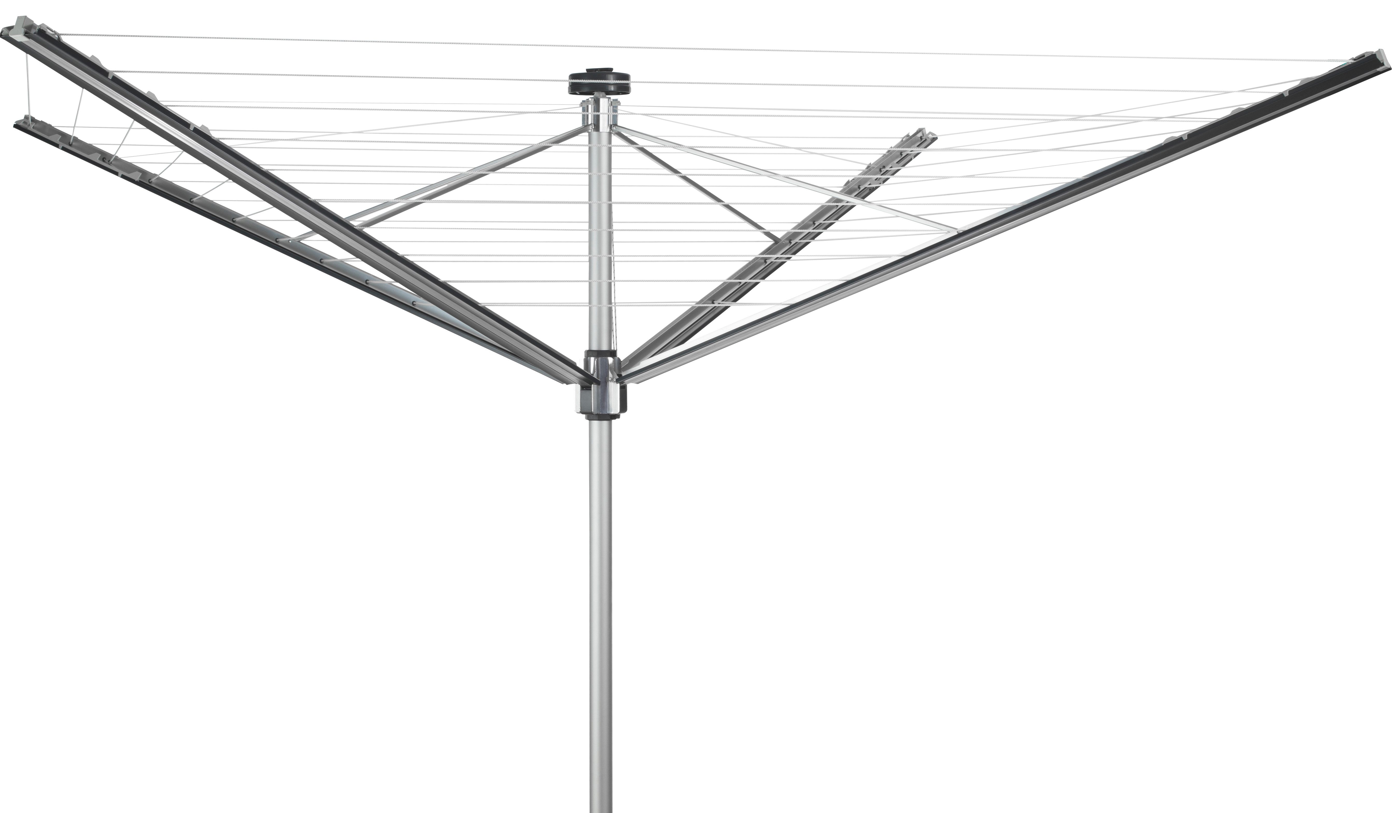 Stewi Wäschespinne LadyPlus, 60 m Wäscheleine Schmutz-und Wettergeschützt