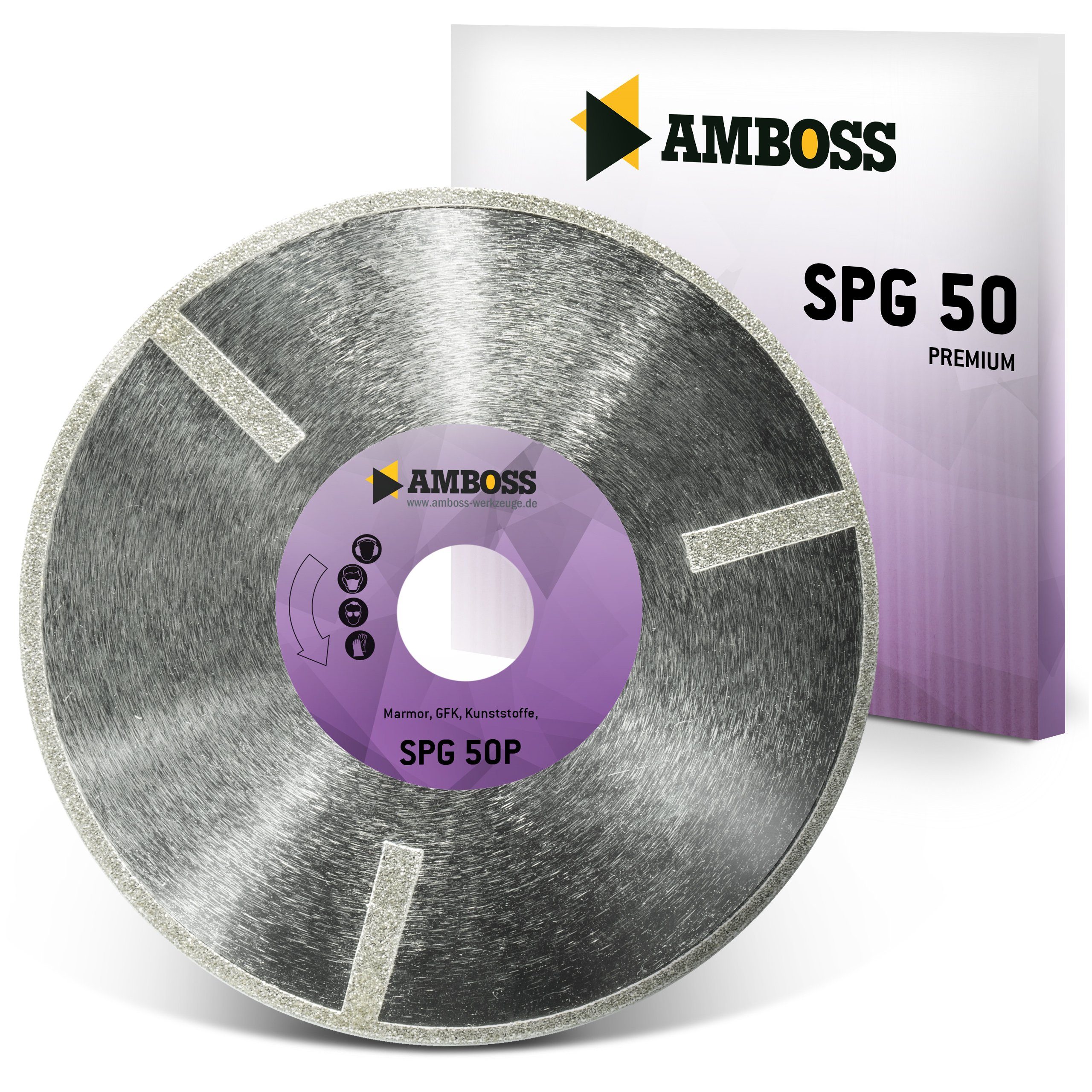 Amboss Werkzeuge Kreissägeblatt Amboss SPG 50P Diamant Trennscheibe - 115 x 2 x, 22.2 mm (Bohrung) 2 mm (Dicke)