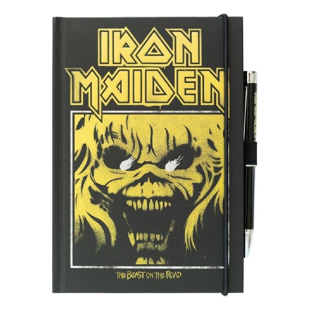 Grupo Erik Notizblock Iron Maiden A5 premium Notizbuch + projector pen