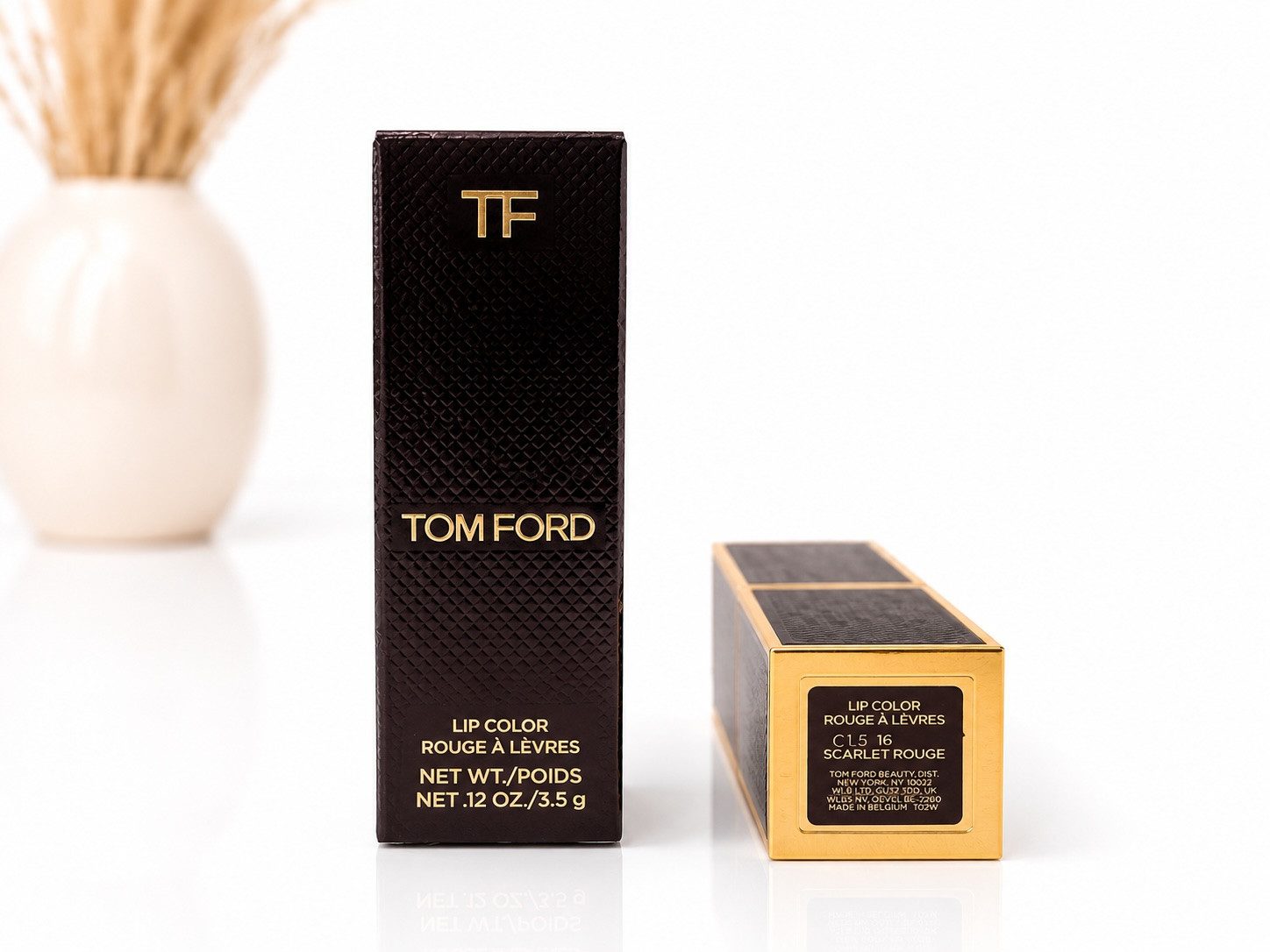 Tom Ford Lippenstift Lip Color 16 Scarlet Rouge Lippenstift 3,5g Luxus Lipstick Neu OVP