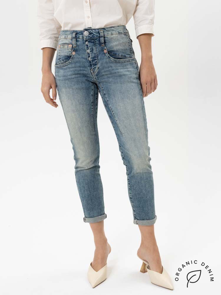 Herrlicher 5-Pocket-Jeans Shyra Cropped aus Bio-Baumwolle günstig online kaufen