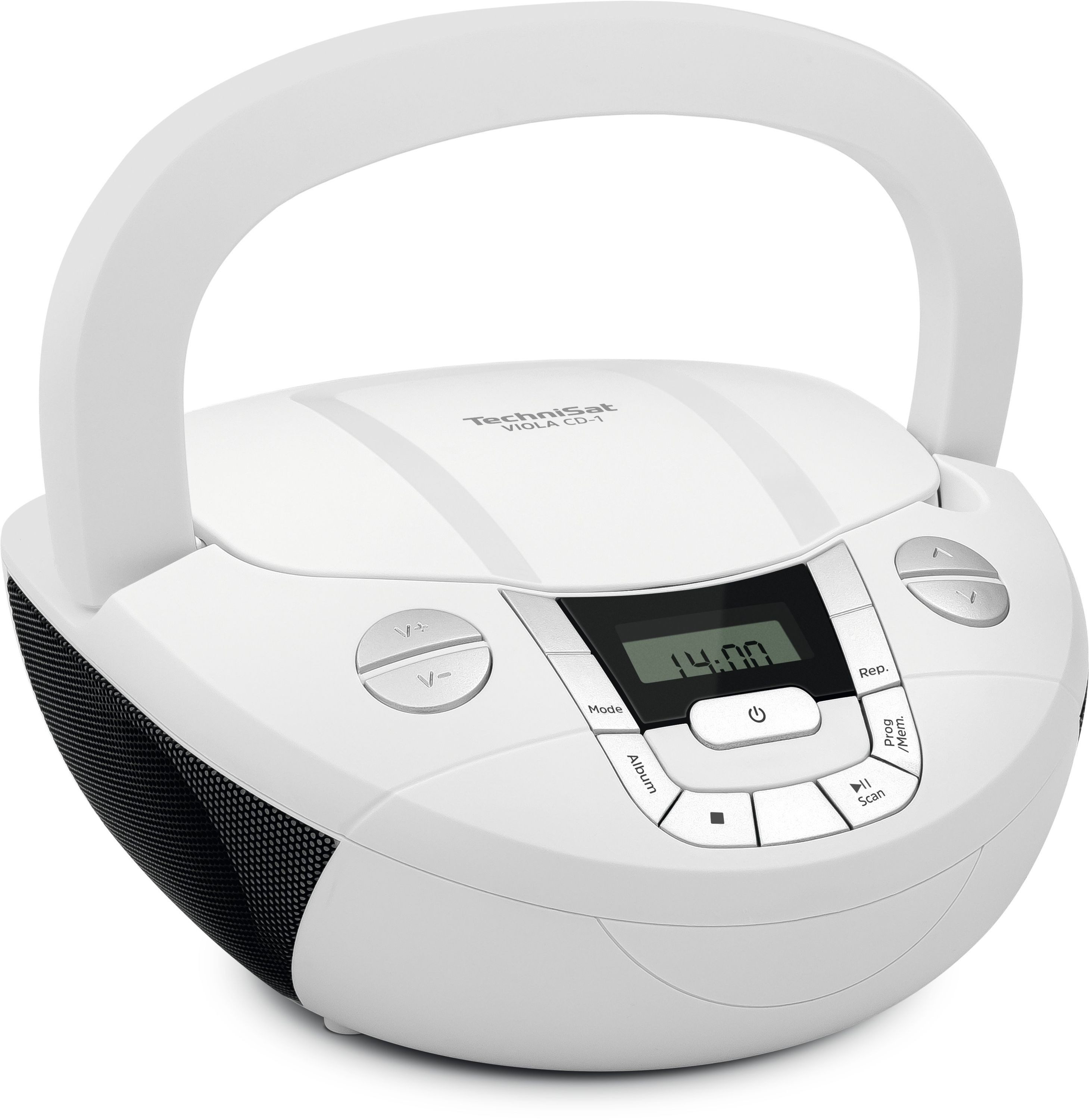 TechniSat VIOLA CD-1 UKW-Radio (FM-Tuner mit RDS, 2 W, CD-Player, Bluetooth, Tragegriff, Netz- und Batteriebetrieb) – Bild 5 von 5