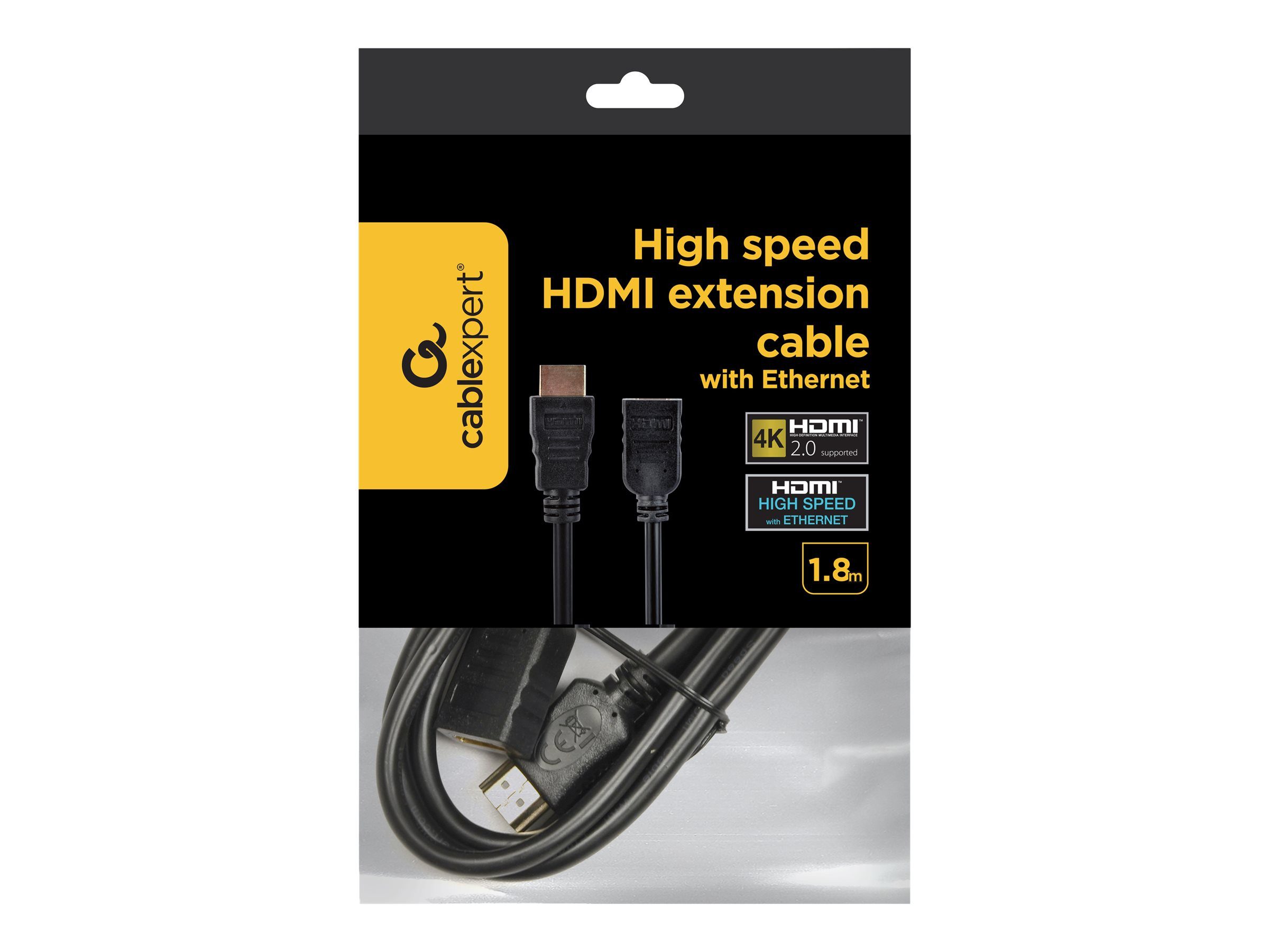 Gembird GEMBIRD 1.8m HDMI - HDMI - HDMI - Männlich - Weiblich - Gerade - Ge... HDMI-Kabel