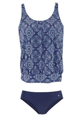 s.Oliver Oversize-Tankini im Rauten-Design