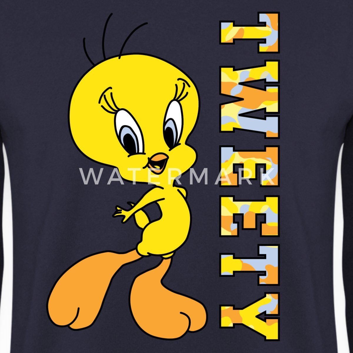 Spreadshirt Sweatshirt Looney Tunes Tweety Camouflage günstig online kaufen