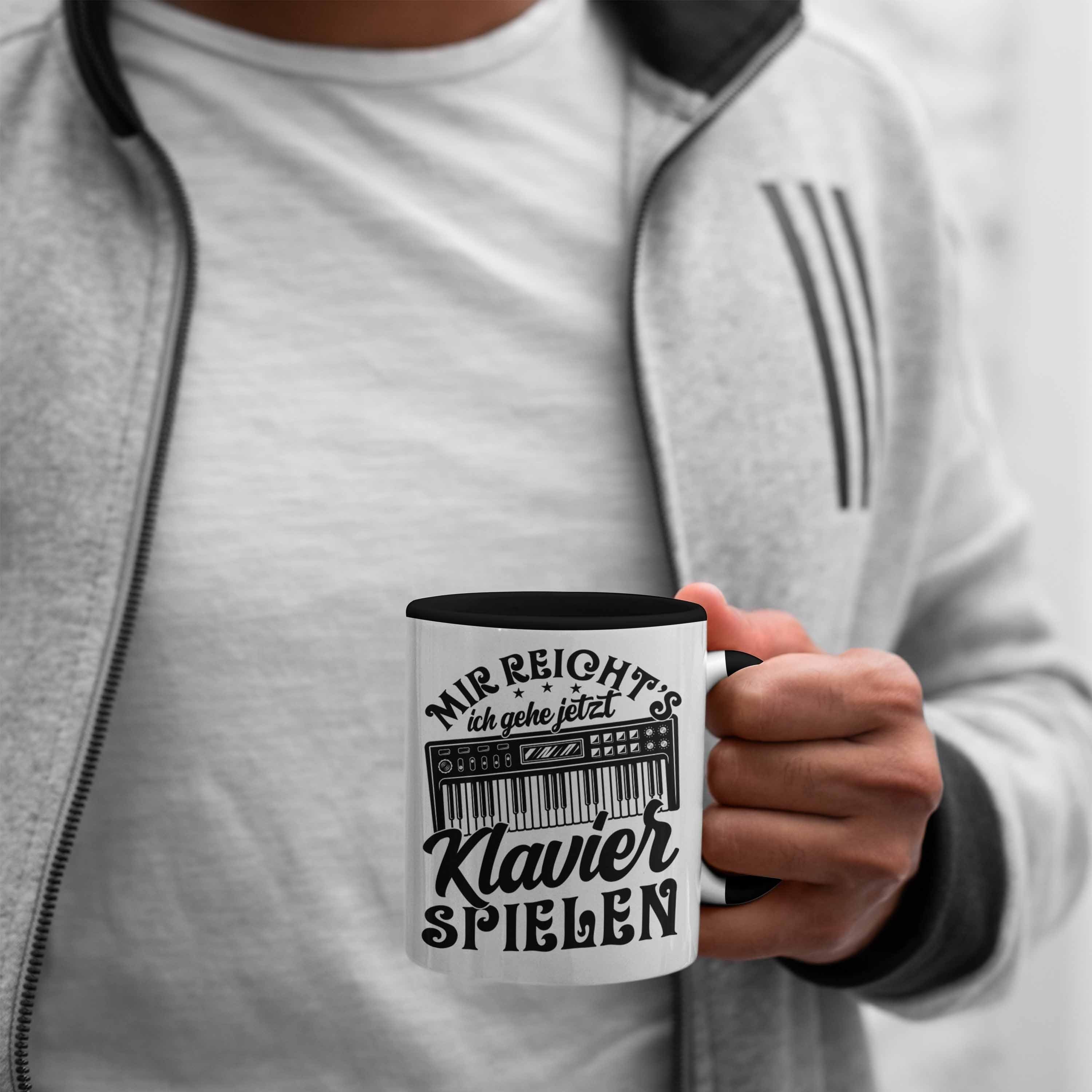 Jetzt Reichts Tasse Schwarz Tasse Ich Geschenk Mir Klavierspieler Trendation Klavi Gehe Klavier