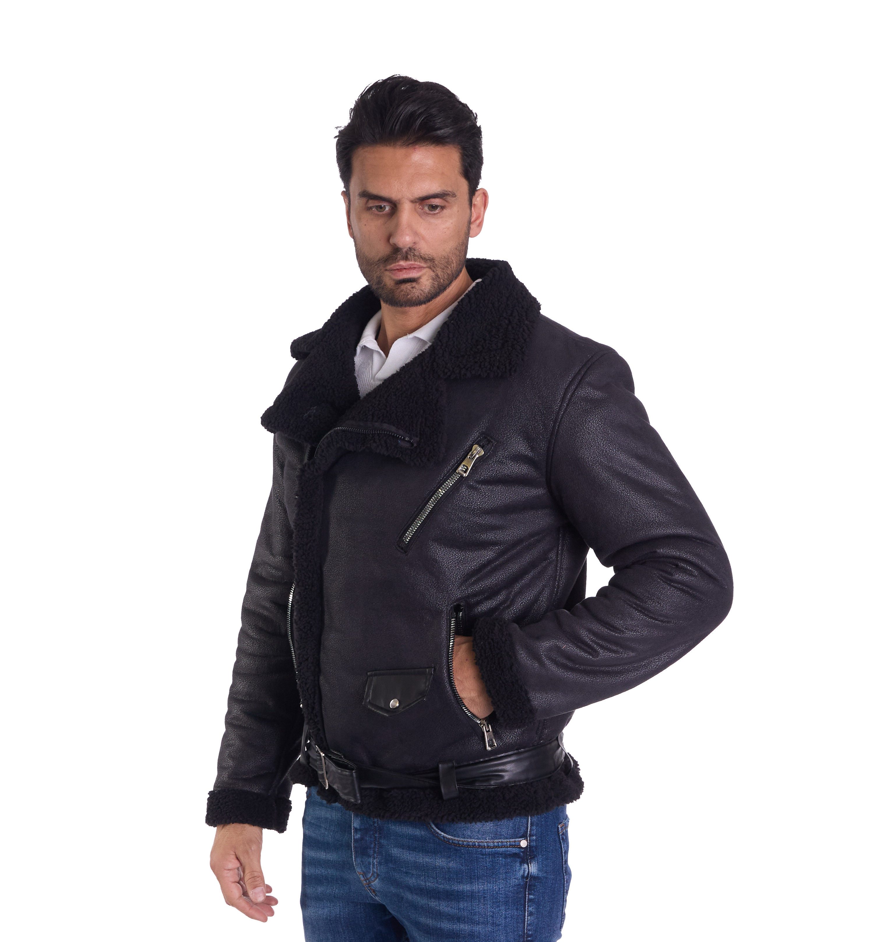 Denim Distriqt Winterjacke Herren Piloten Winterjacke günstig online kaufen