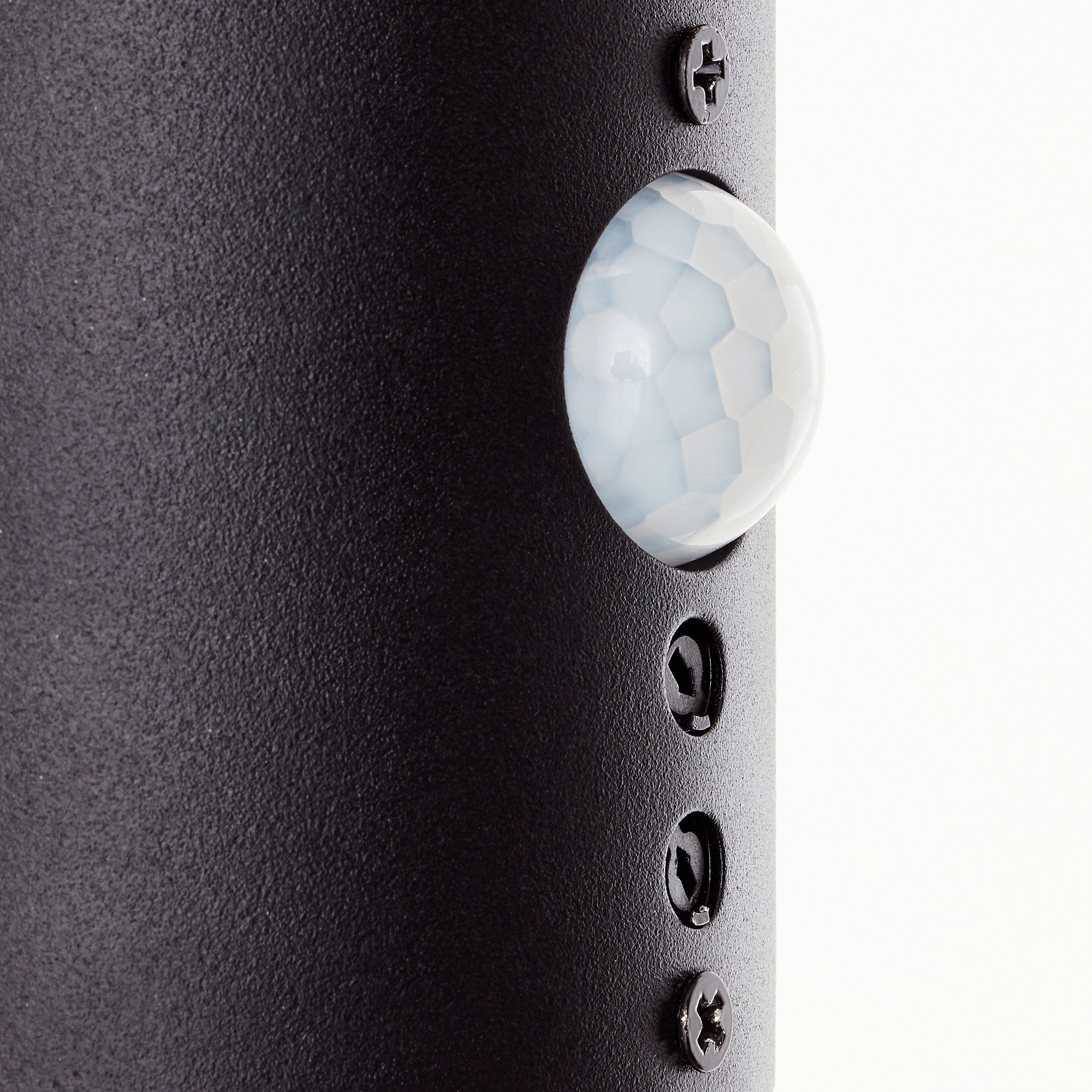 schwarz, Ilton LED Außenwandleuchte LED Brilliant Außen-Wandleuchte Ilton, Edelstahl/Kunststoff, sand 1x LED