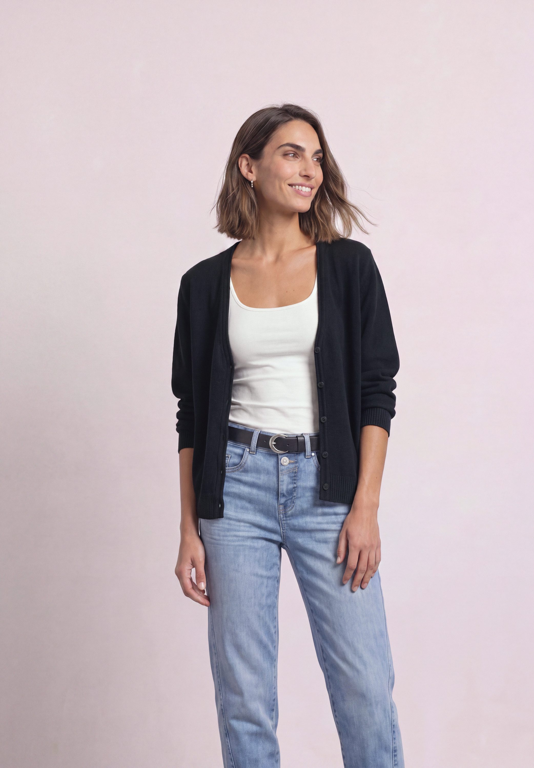 STREET ONE Cardigan mit Knopfleiste