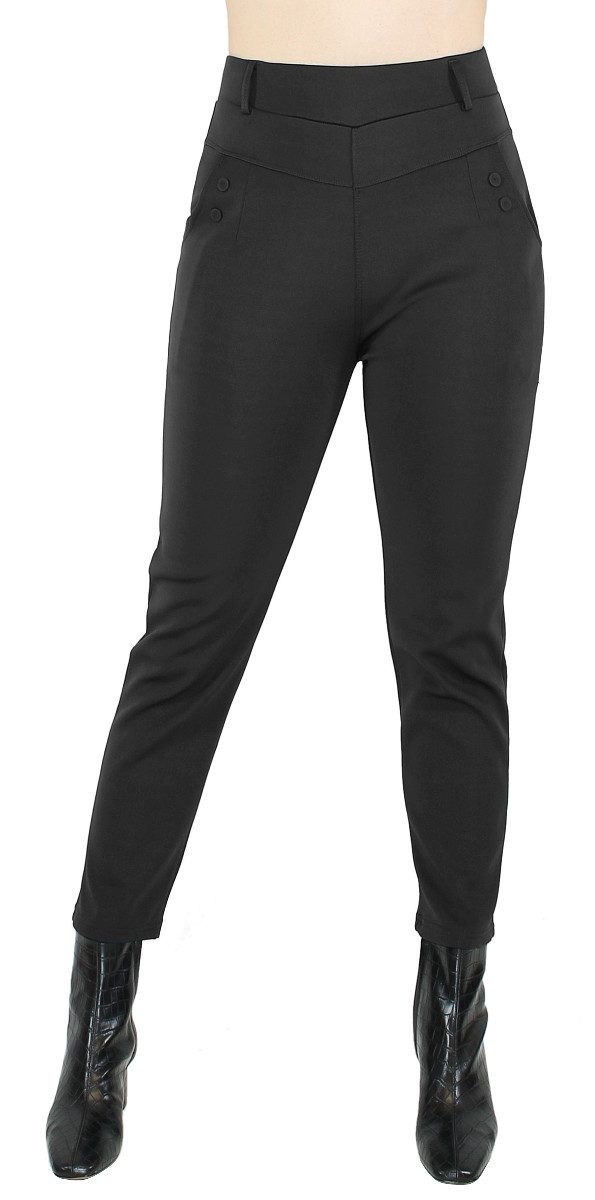 dy_mode Stoffhose High-Waist Karottenhose für Damen 7/8-Länge ideal für Her günstig online kaufen
