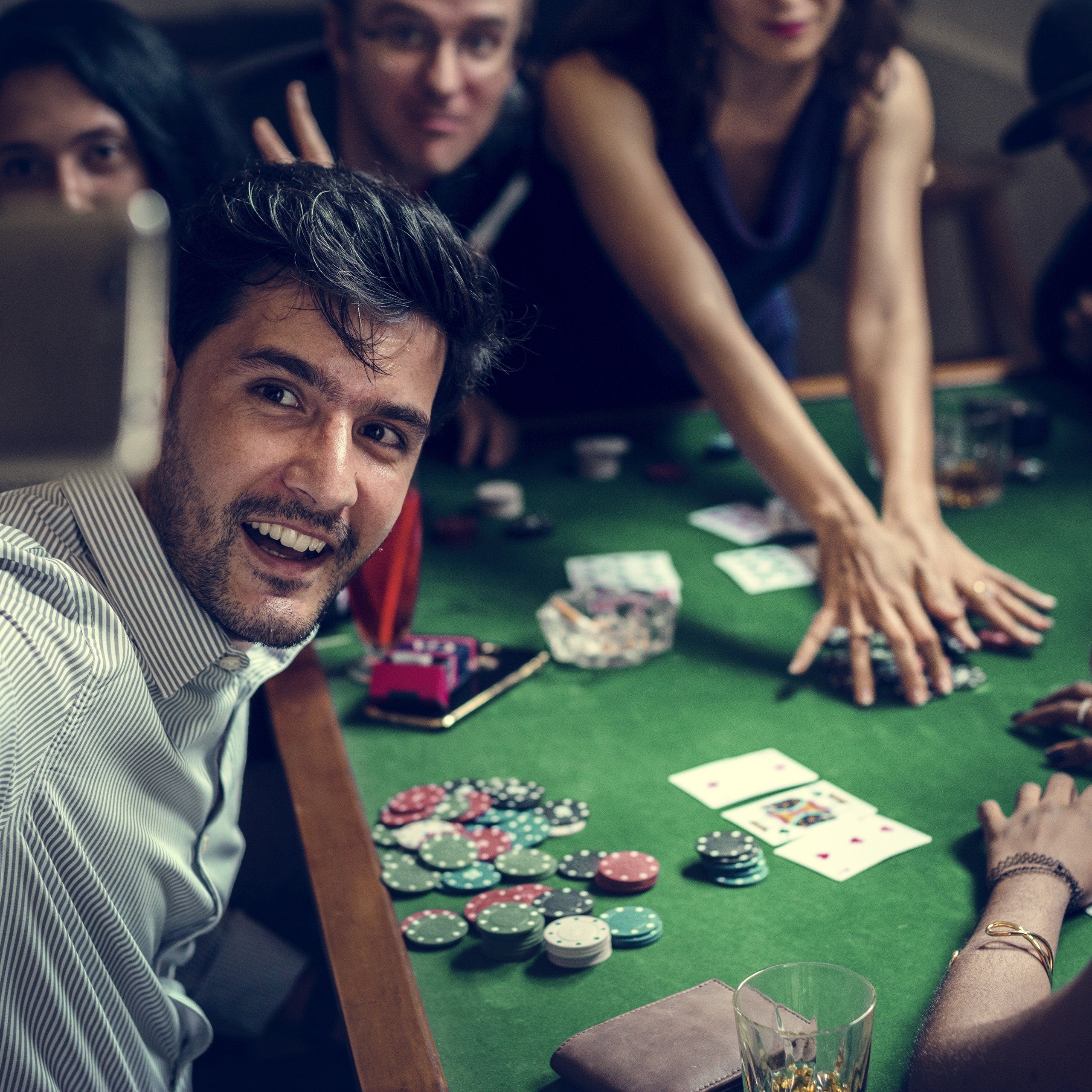 relaxdays Spiel Pokerset groß