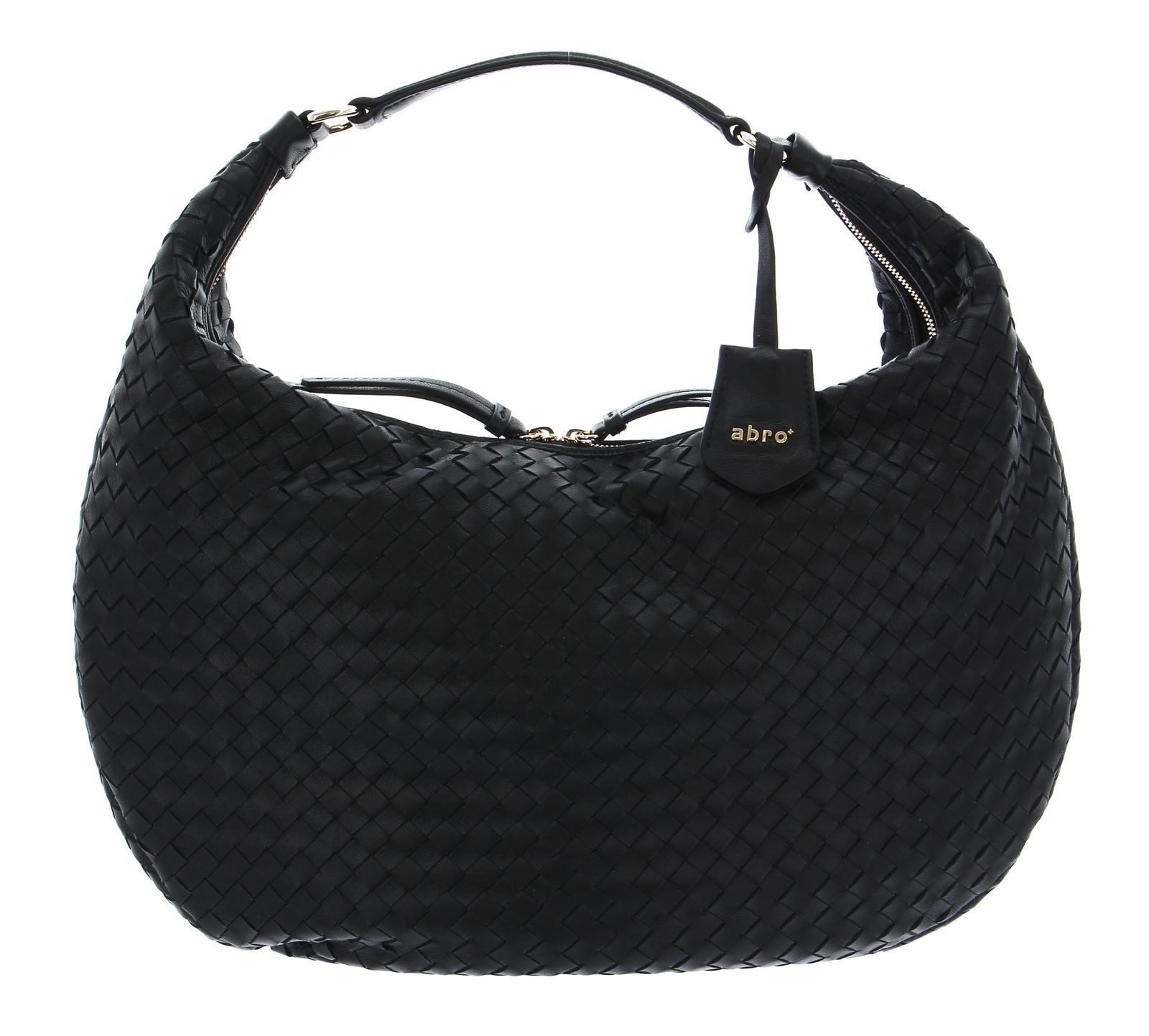 Schultertasche Leather Piuma Weaving
