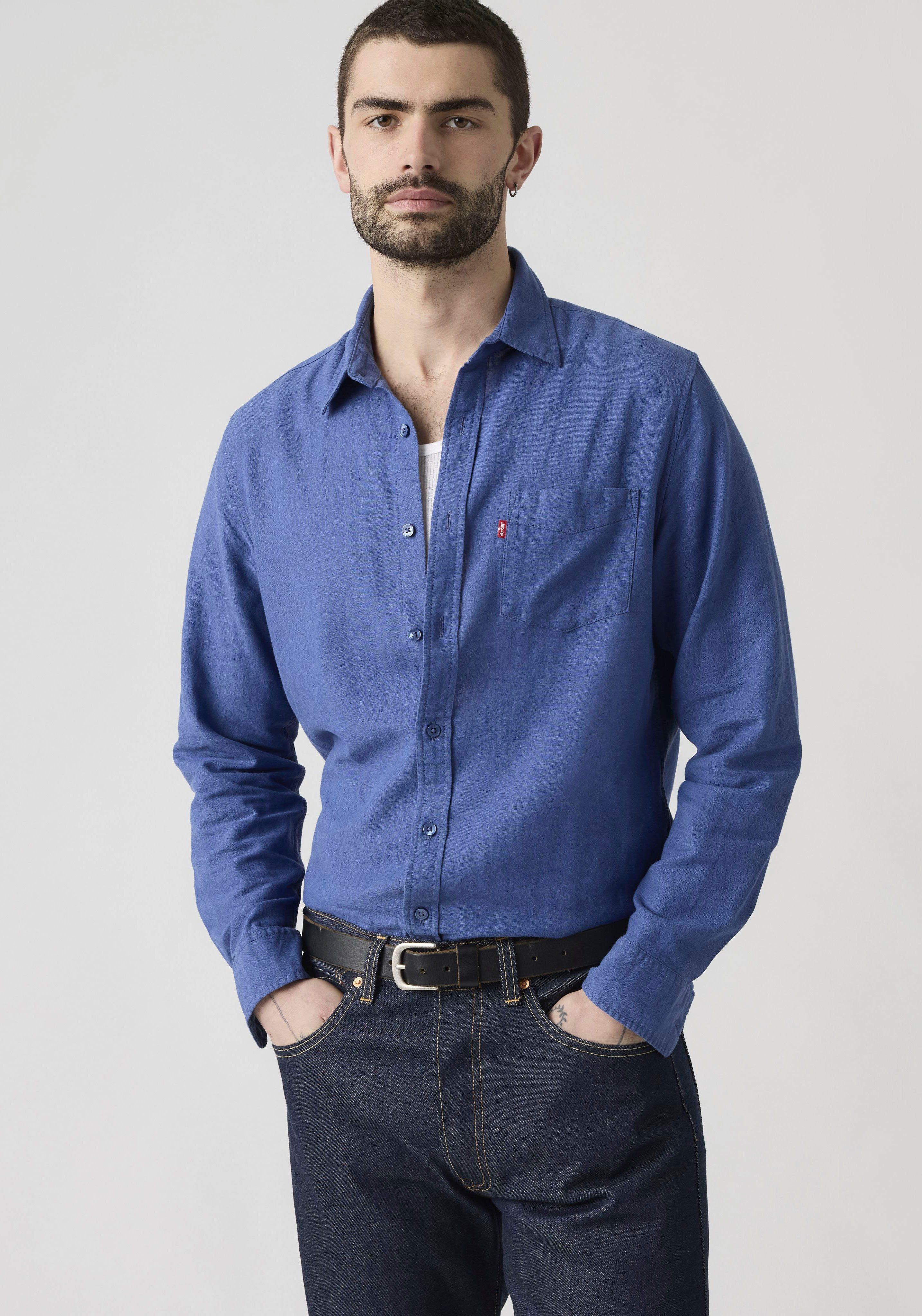 SUNSHINE BLUE COTTON LINEN