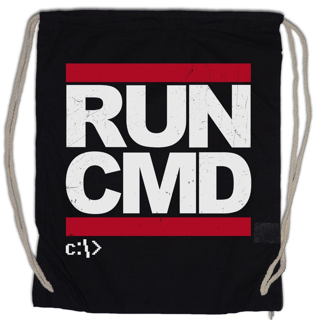 Turnbeutel RUN CMD Turnbeutel Hacker Computer Science Programmierer Admin IT Dmc