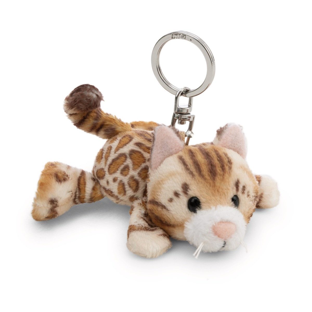 Nici Schlüsselanhänger NICI Schlüsselanhänger Katze Bengal liegend braun 10cm