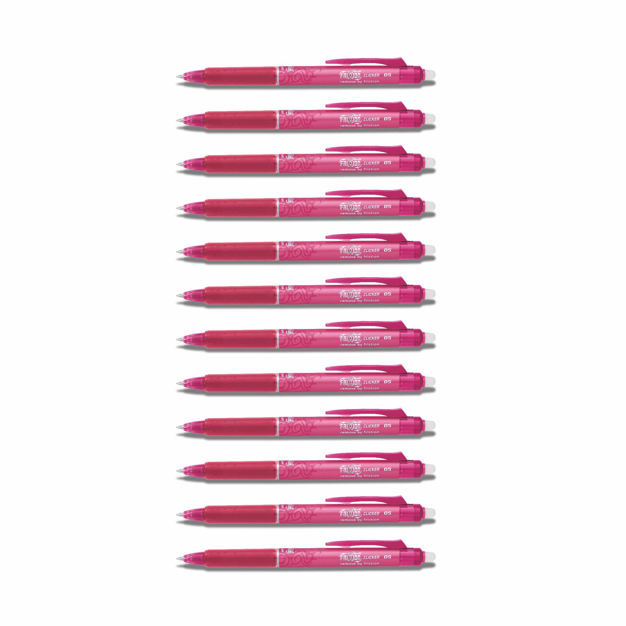 Pilot Pen Tintenroller Frixion Clicker 0.5, (12er-Set), radierbar