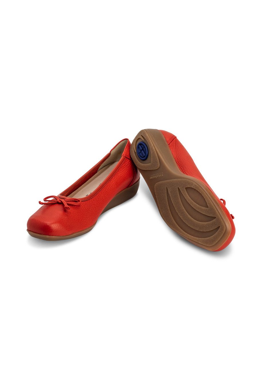 vitaform Damen Ballerinas Hirschleder Ballerina