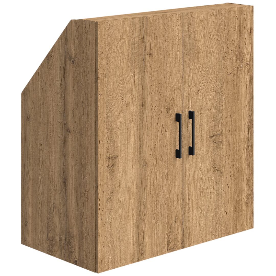 Bellamio Regal Aland Dachschrägenregal 45 Grad-Winkel, Eiche, 90 cm breit m günstig online kaufen