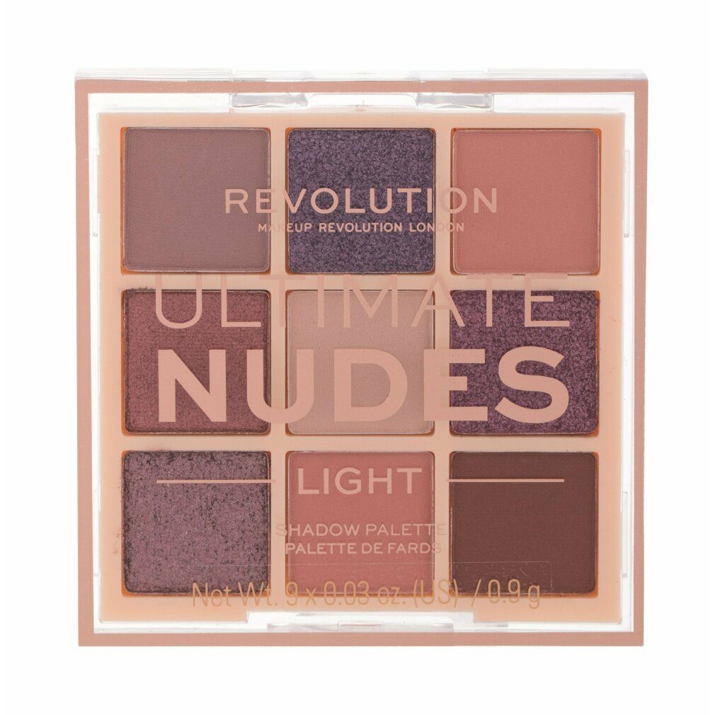 Revolution Lidschatten Makeup Ultimate Nudes Shadow Palette Light