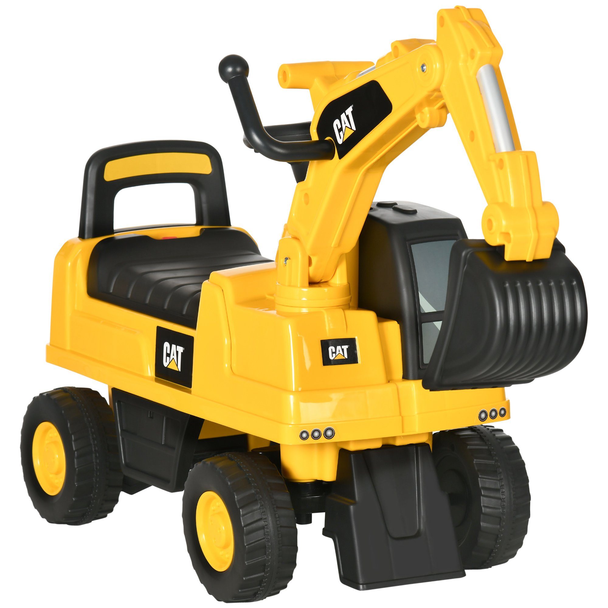 HOMCOM Rutscher Kinderbagger mit beweglicher Schaufel, günstig online kaufen
